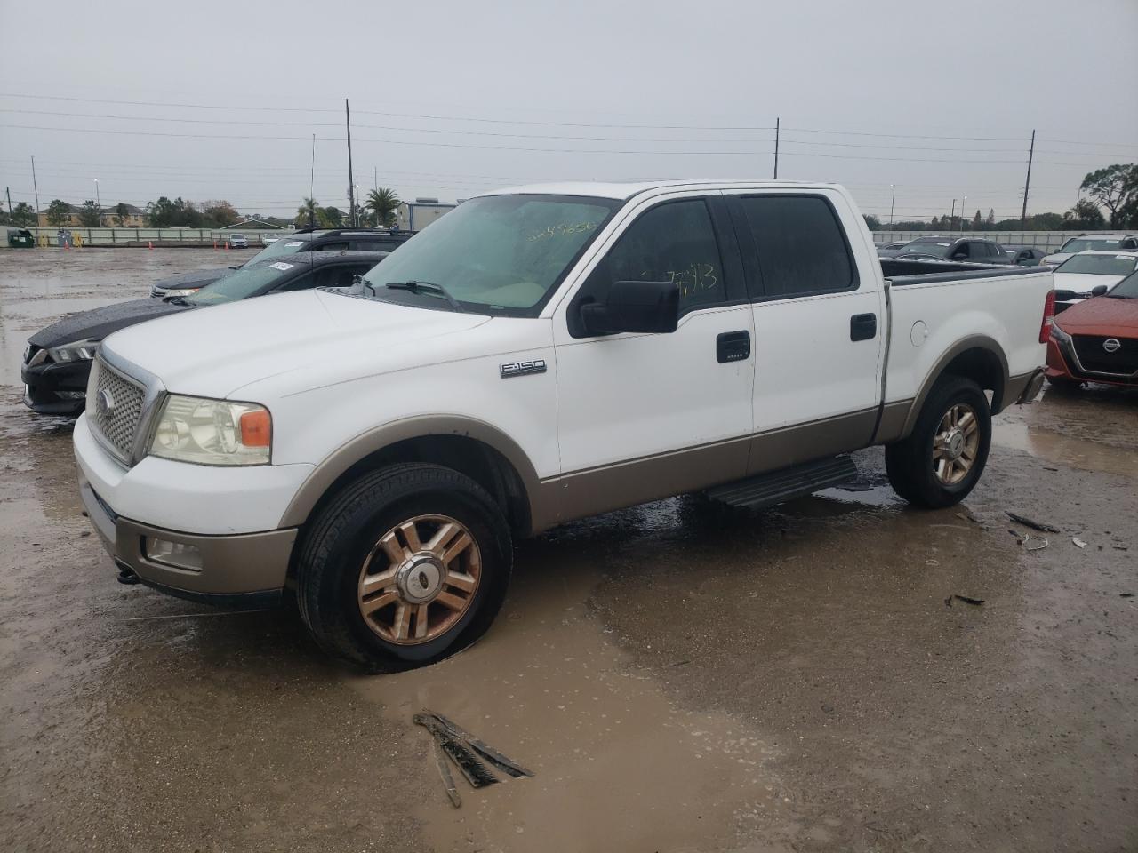 ford f-150 2004 1ftpw14554kc57853