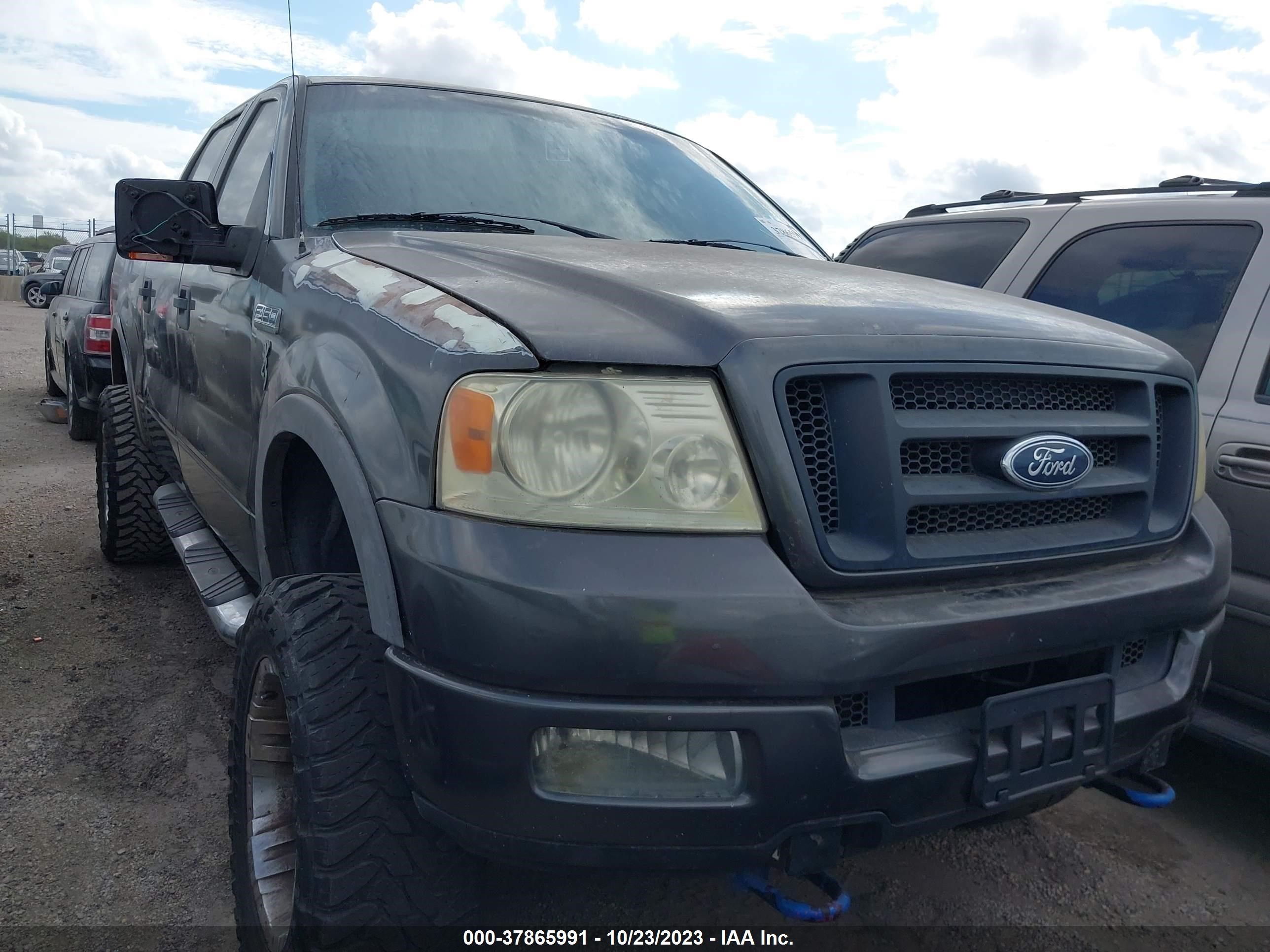 ford f-150 2005 1ftpw14555fb33222