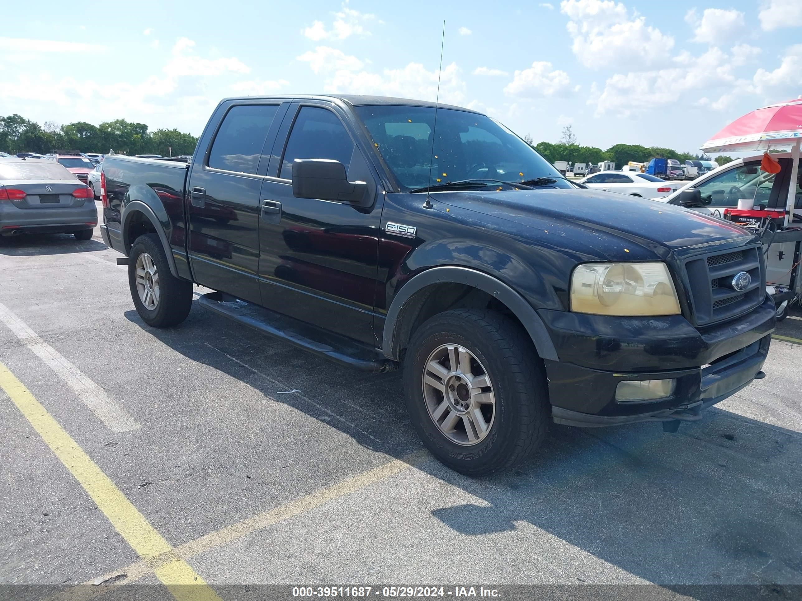 ford f-150 2004 1ftpw14564kc29818