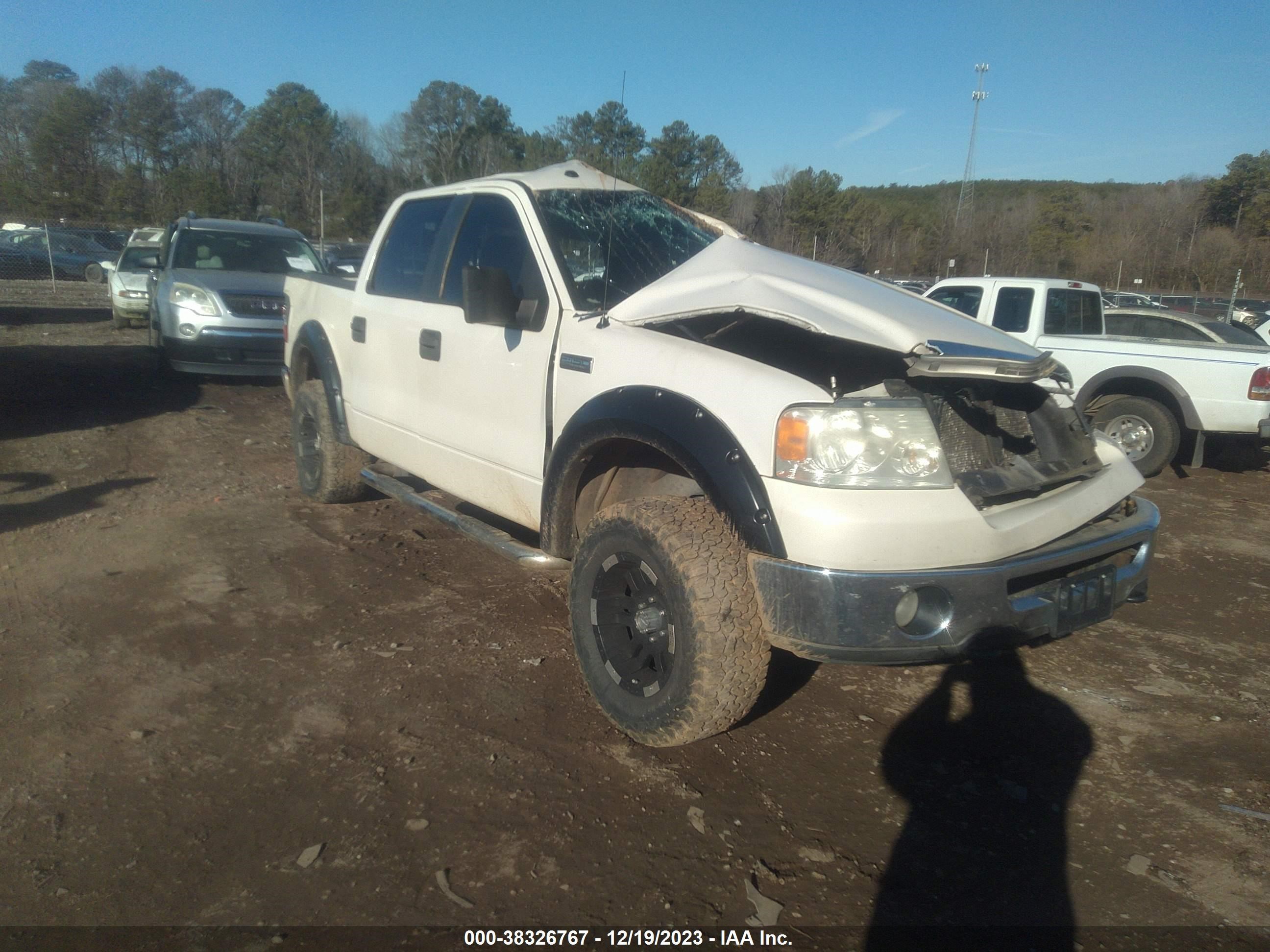 ford f-150 2007 1ftpw14567fb30817