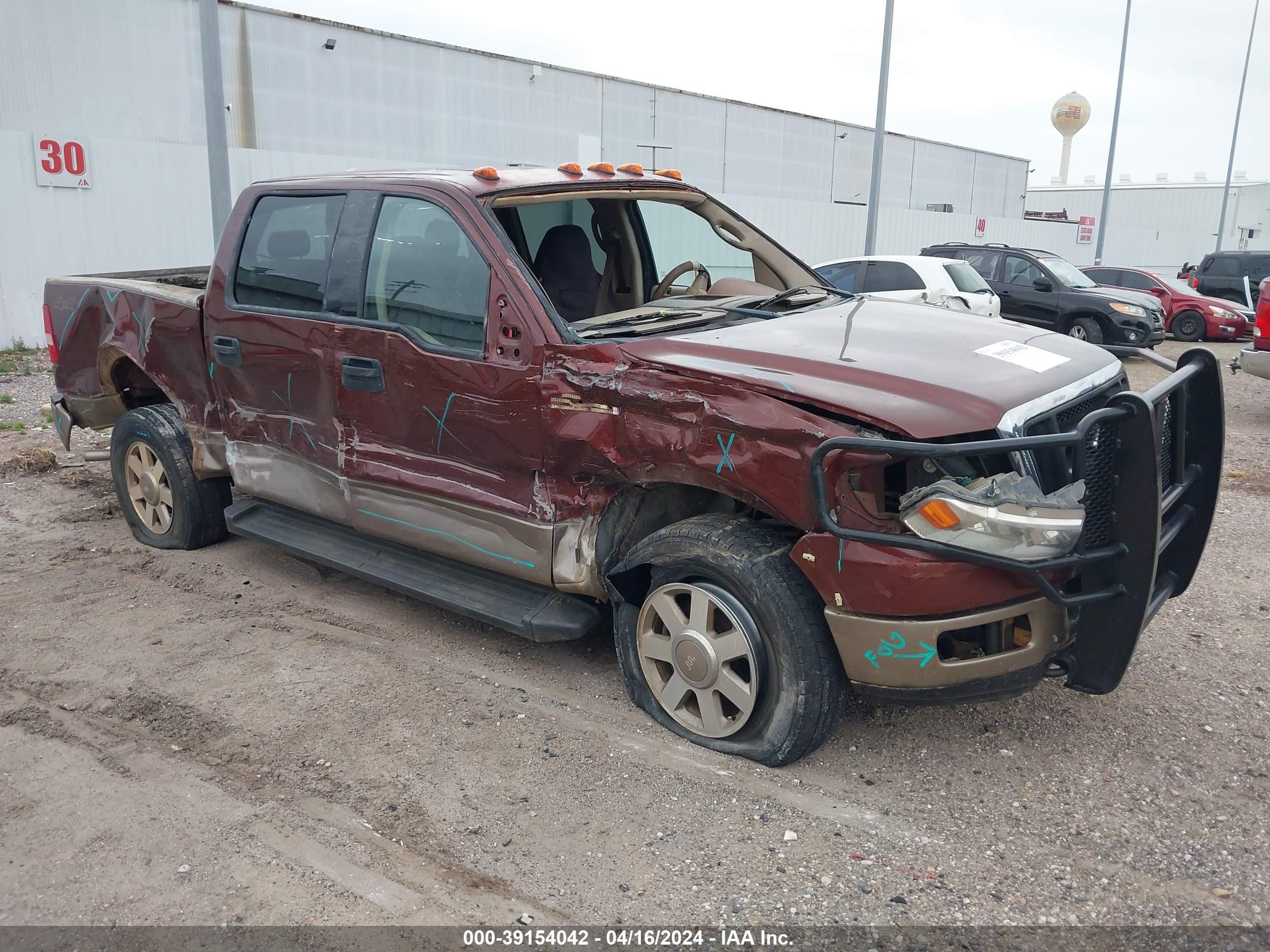 ford f-150 2005 1ftpw14575kb58727