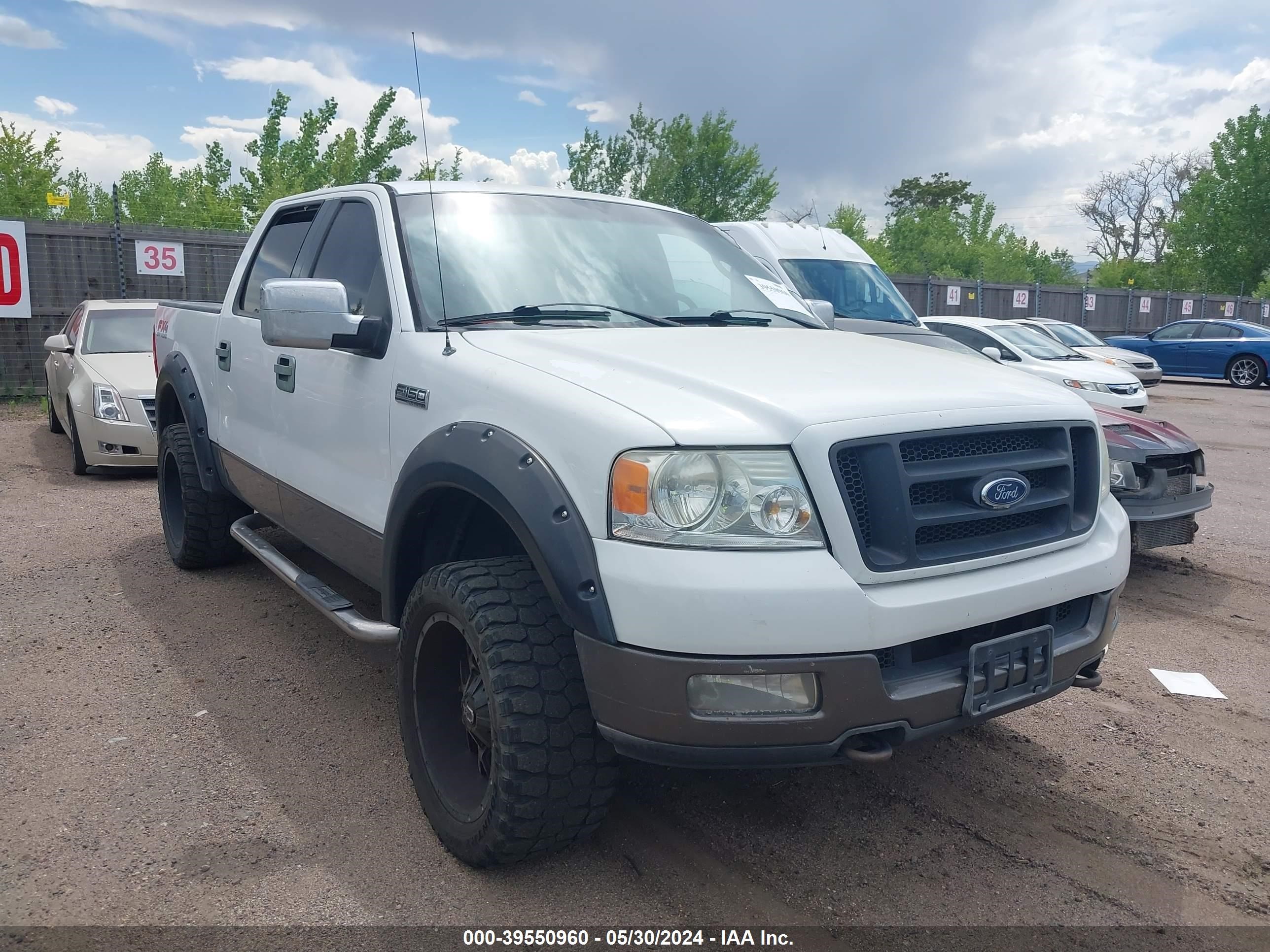 ford f-150 2004 1ftpw14584kc72511