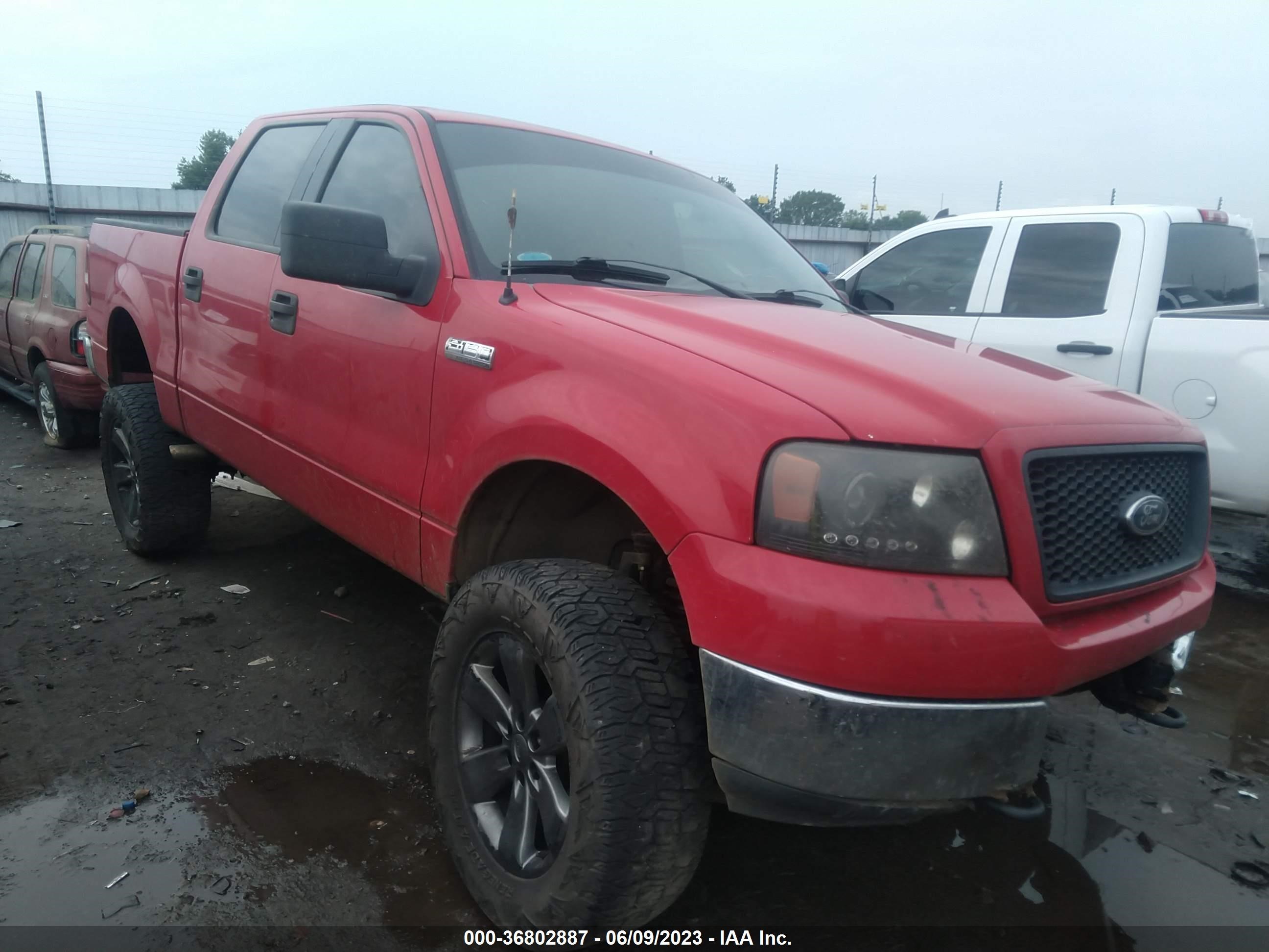 ford f-150 2005 1ftpw14585fb56526