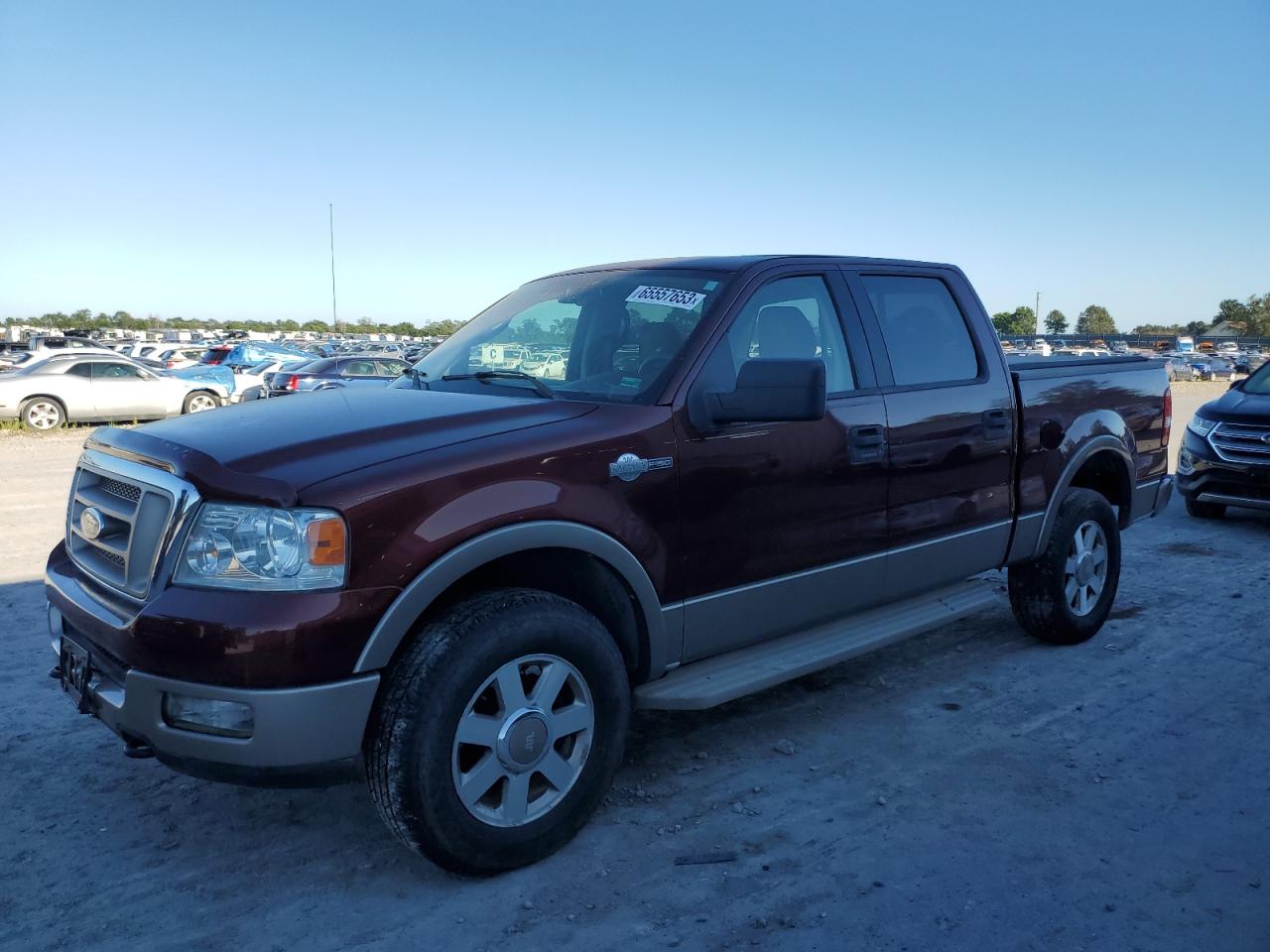 ford f-150 2005 1ftpw14585kd93573