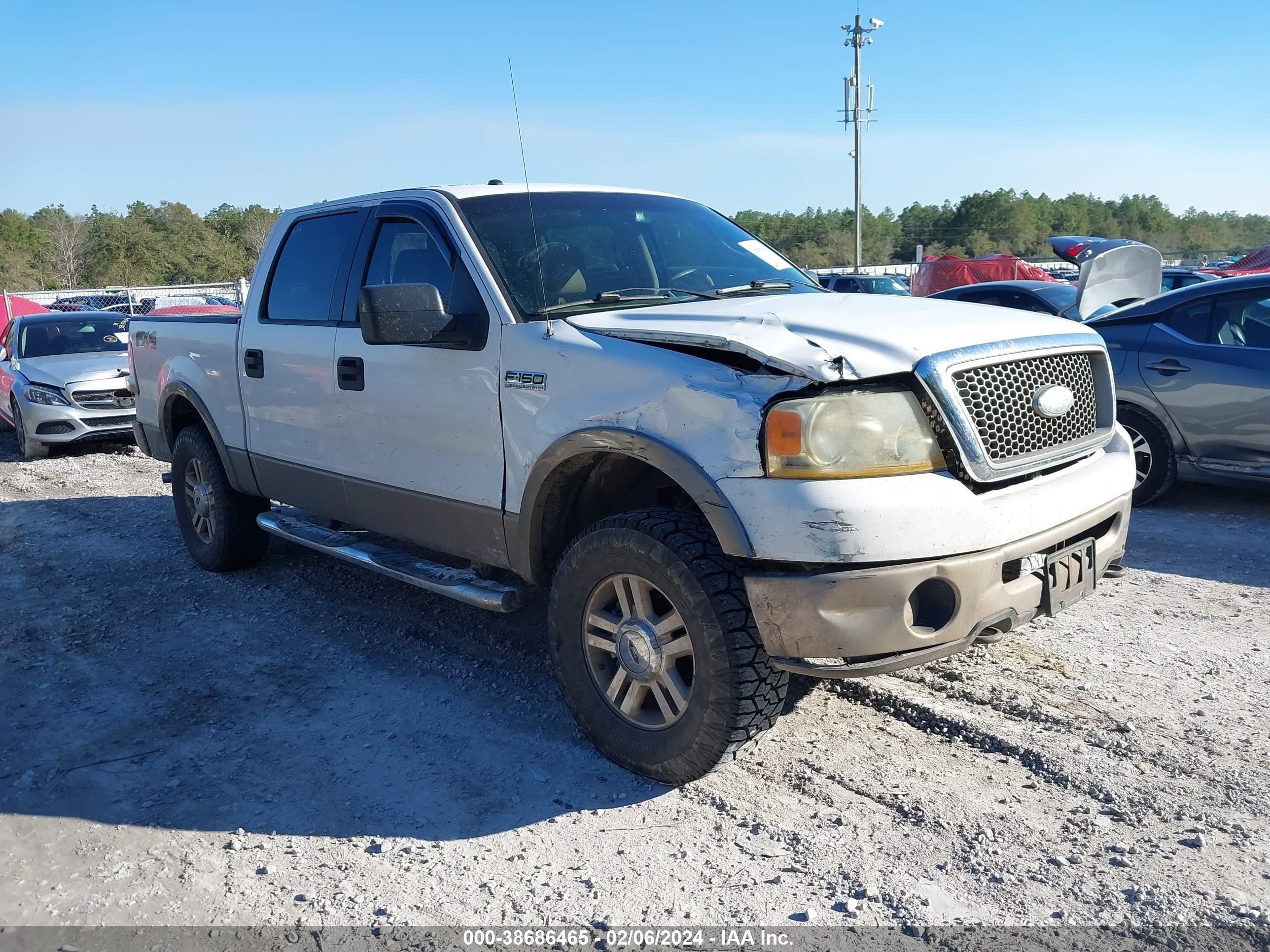 ford f-150 2006 1ftpw14596kb60769