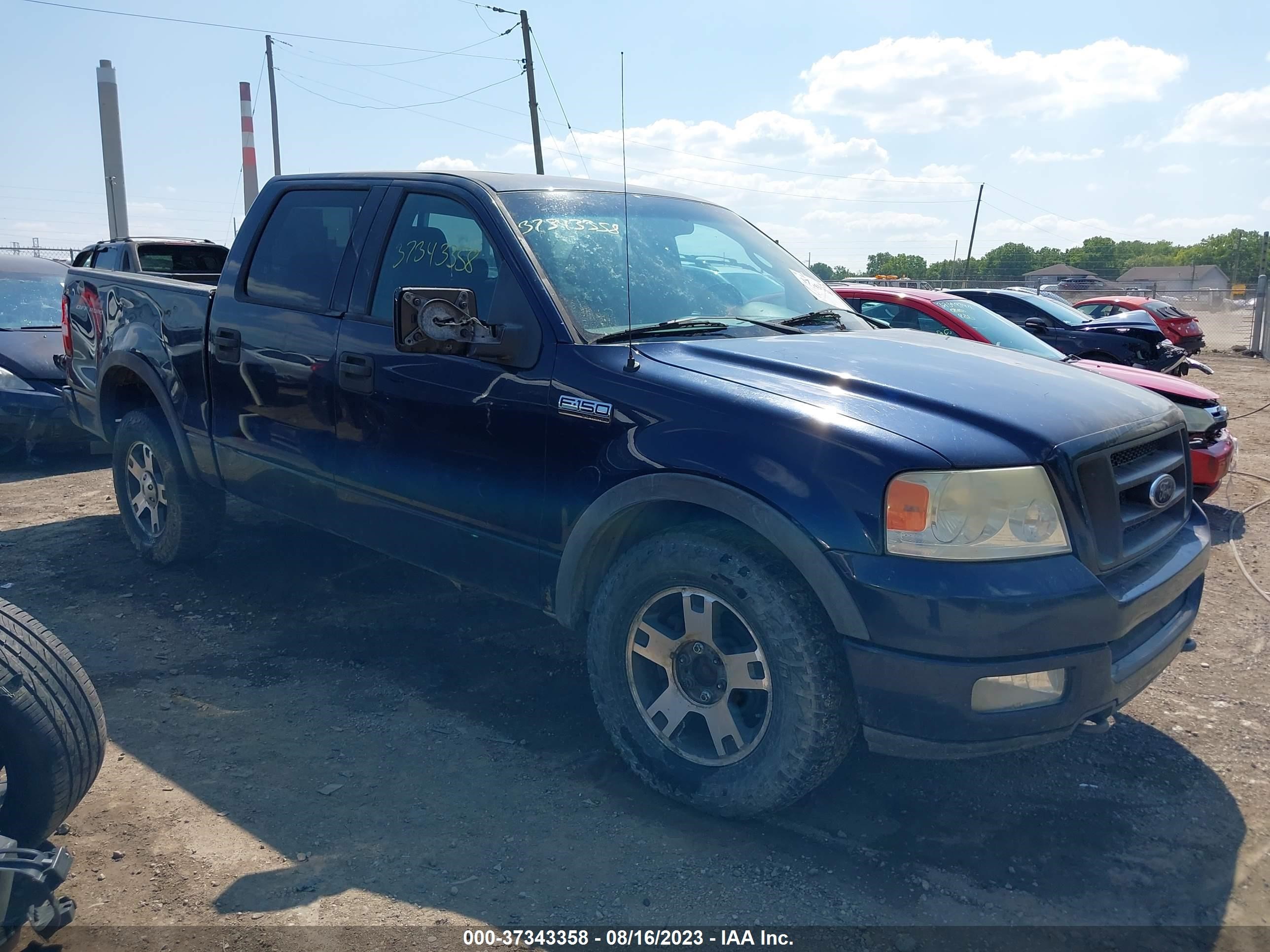 ford f-150 2004 1ftpw145x4kc39137