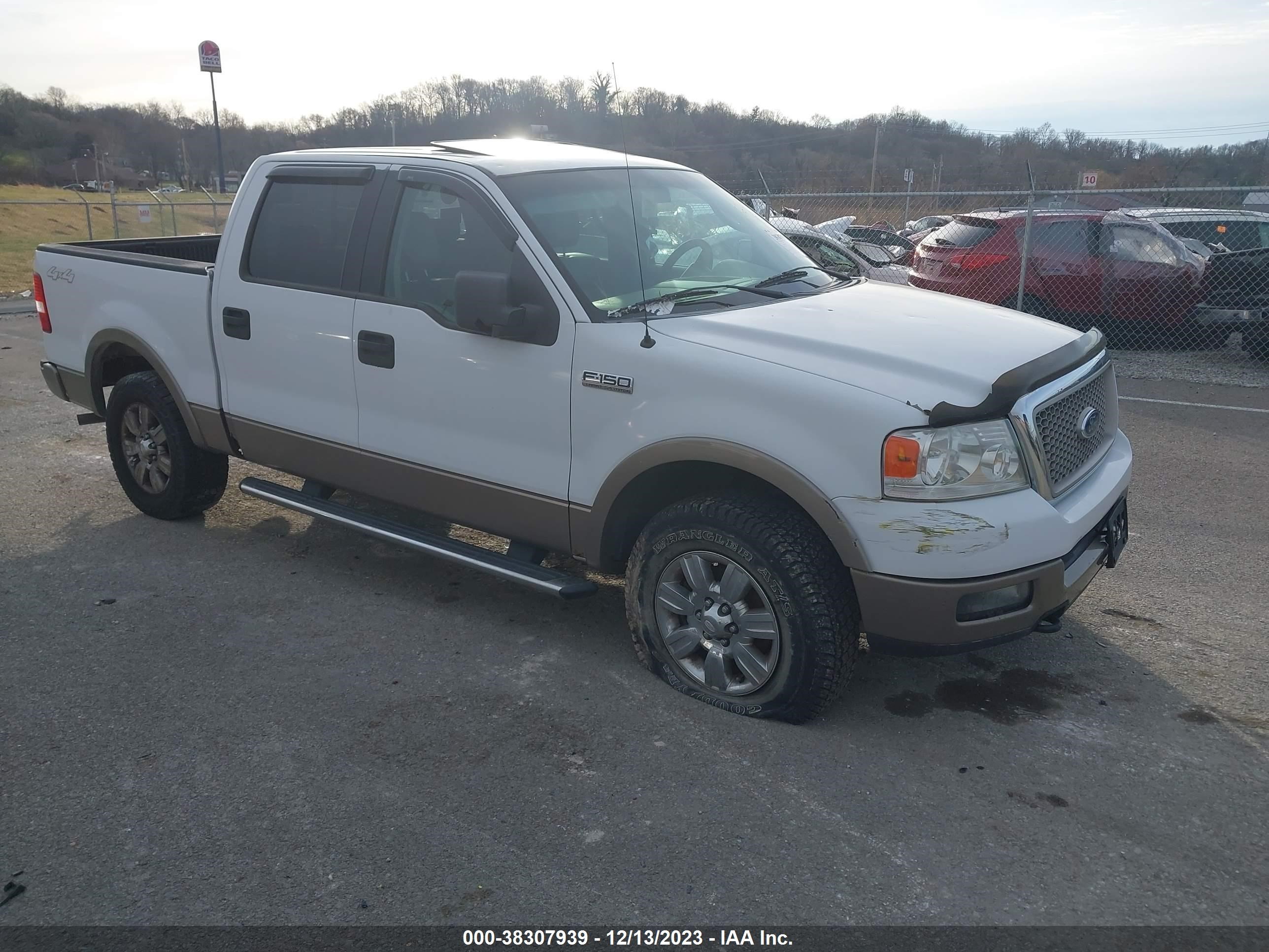 ford f-150 2005 1ftpw145x5ke50503