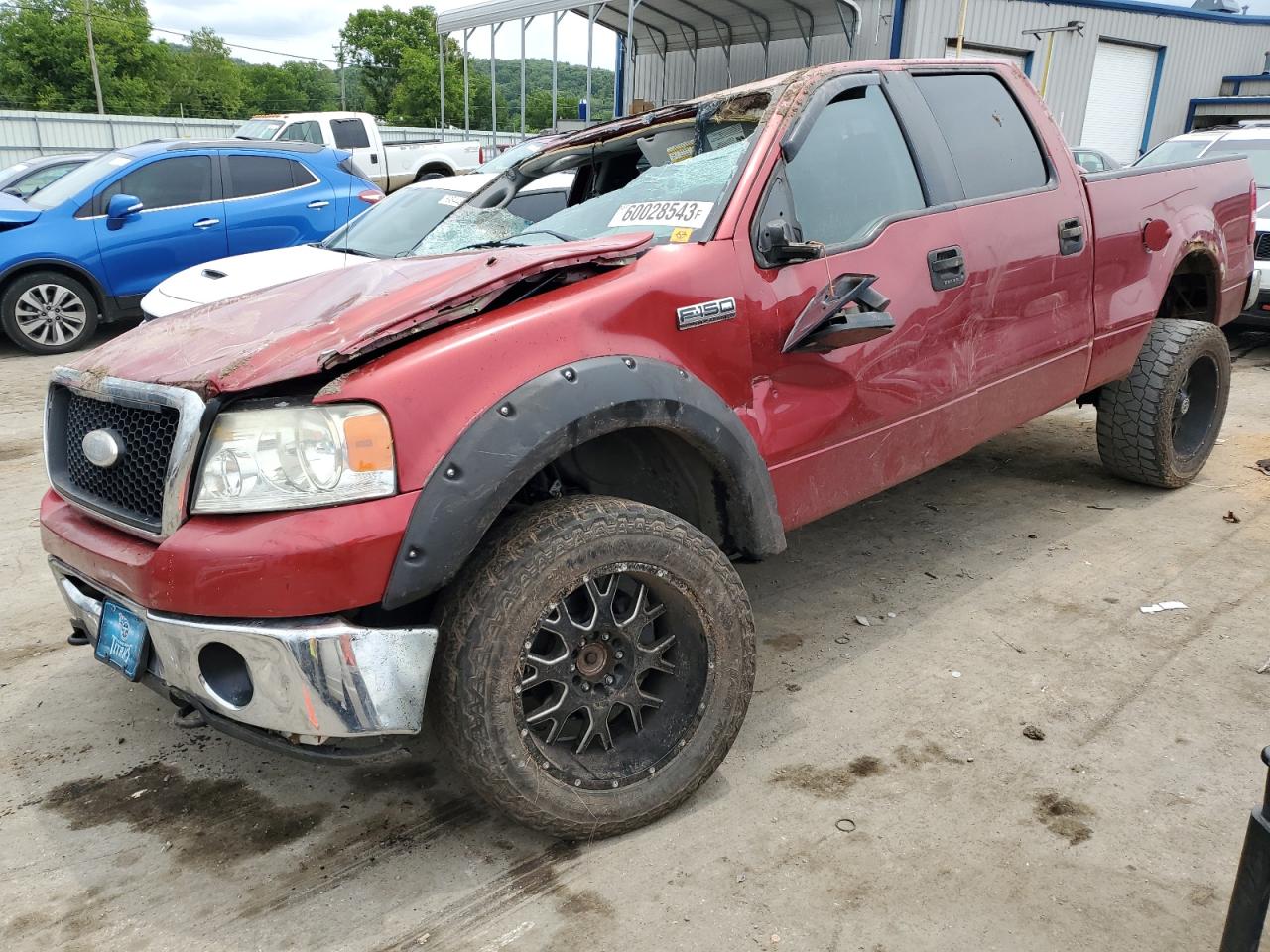 ford f-150 2007 1ftpw145x7fa18229