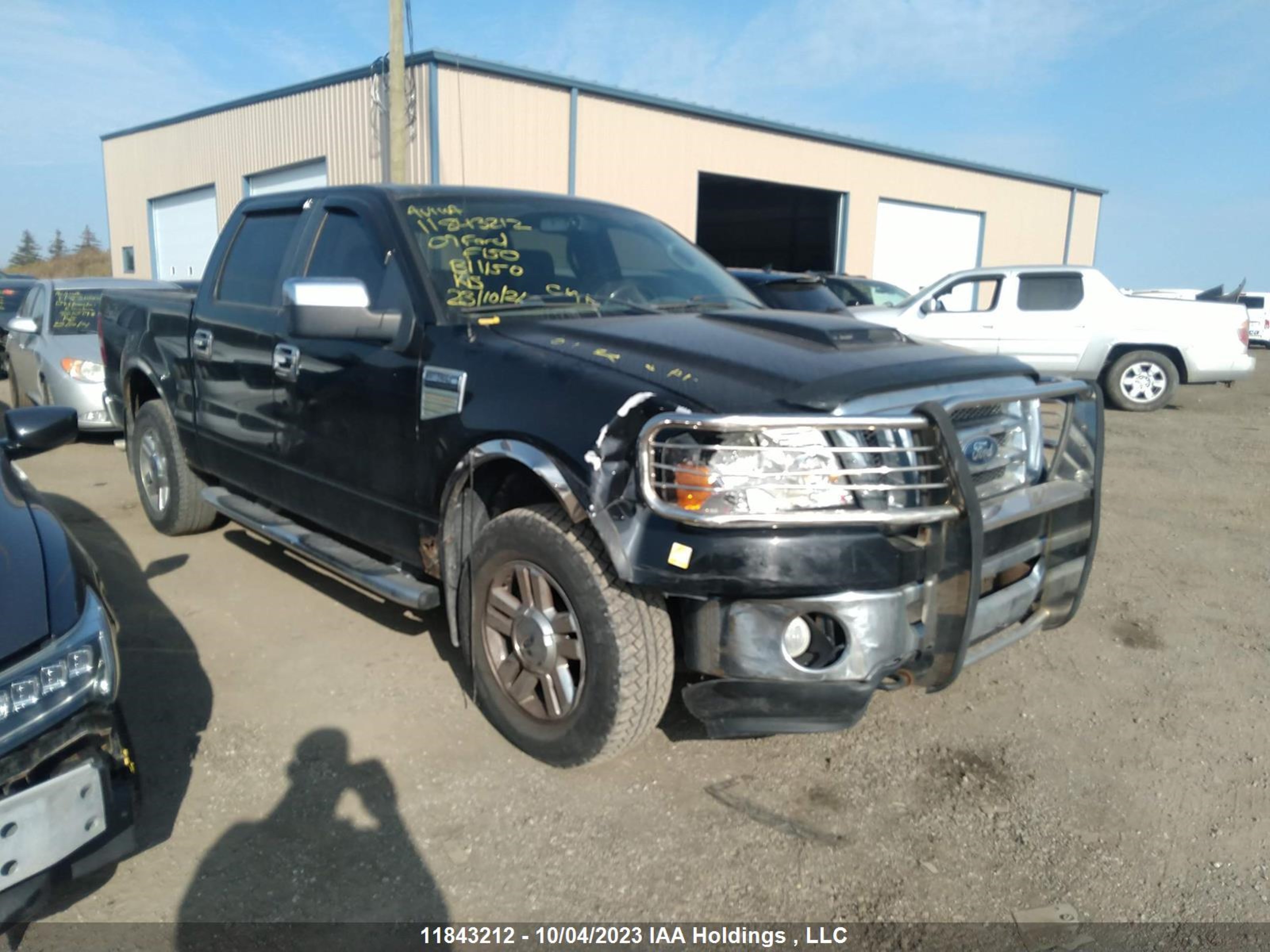 ford f-150 2007 1ftpw14v27fb11150