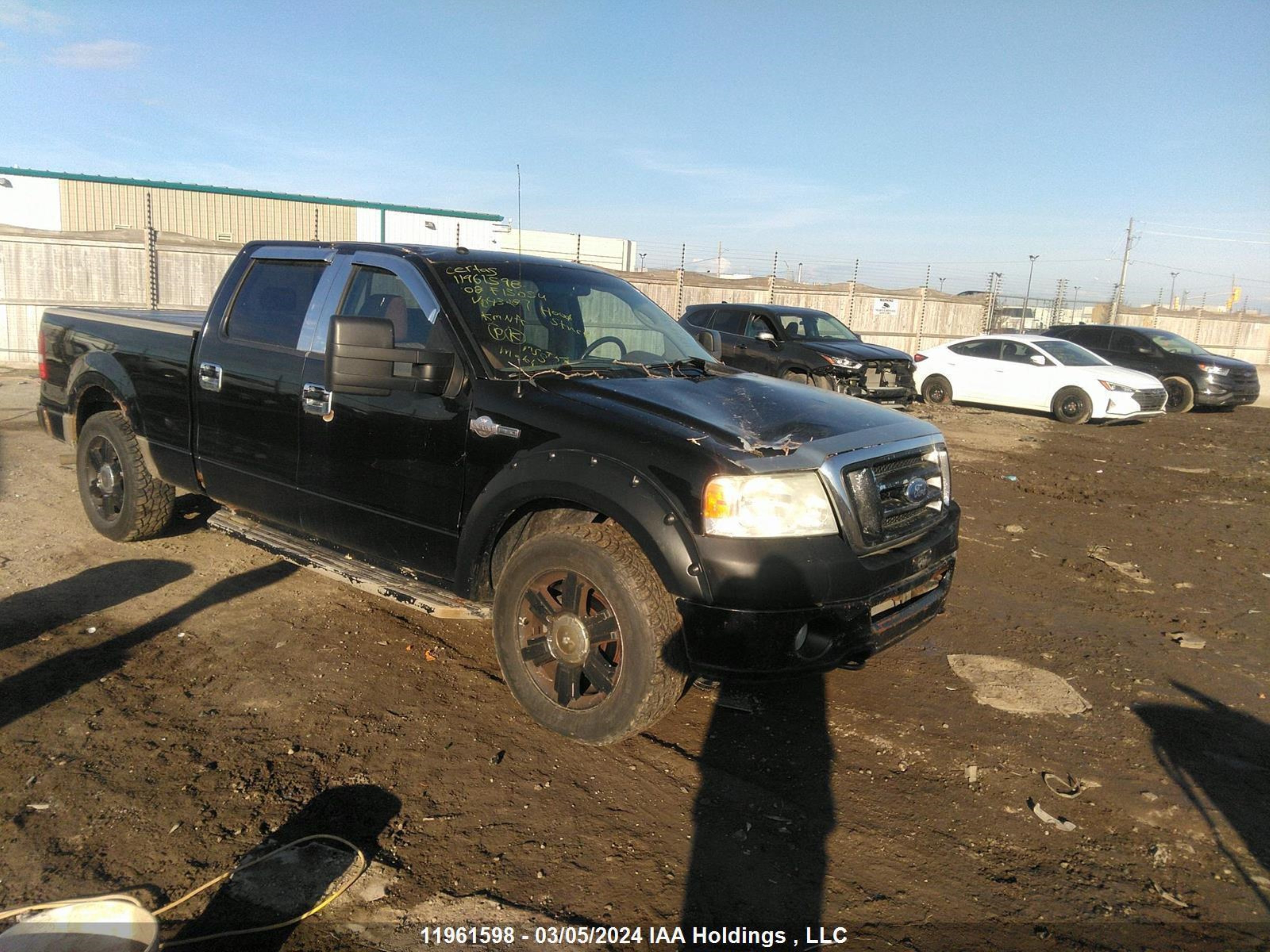 ford f-150 2008 1ftpw14v48kd43287