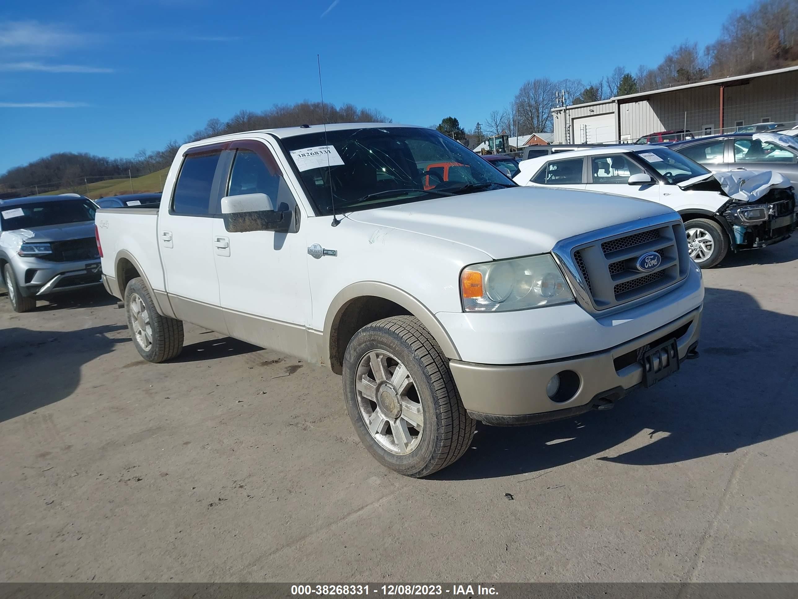 ford f-150 2008 1ftpw14v48kd87547