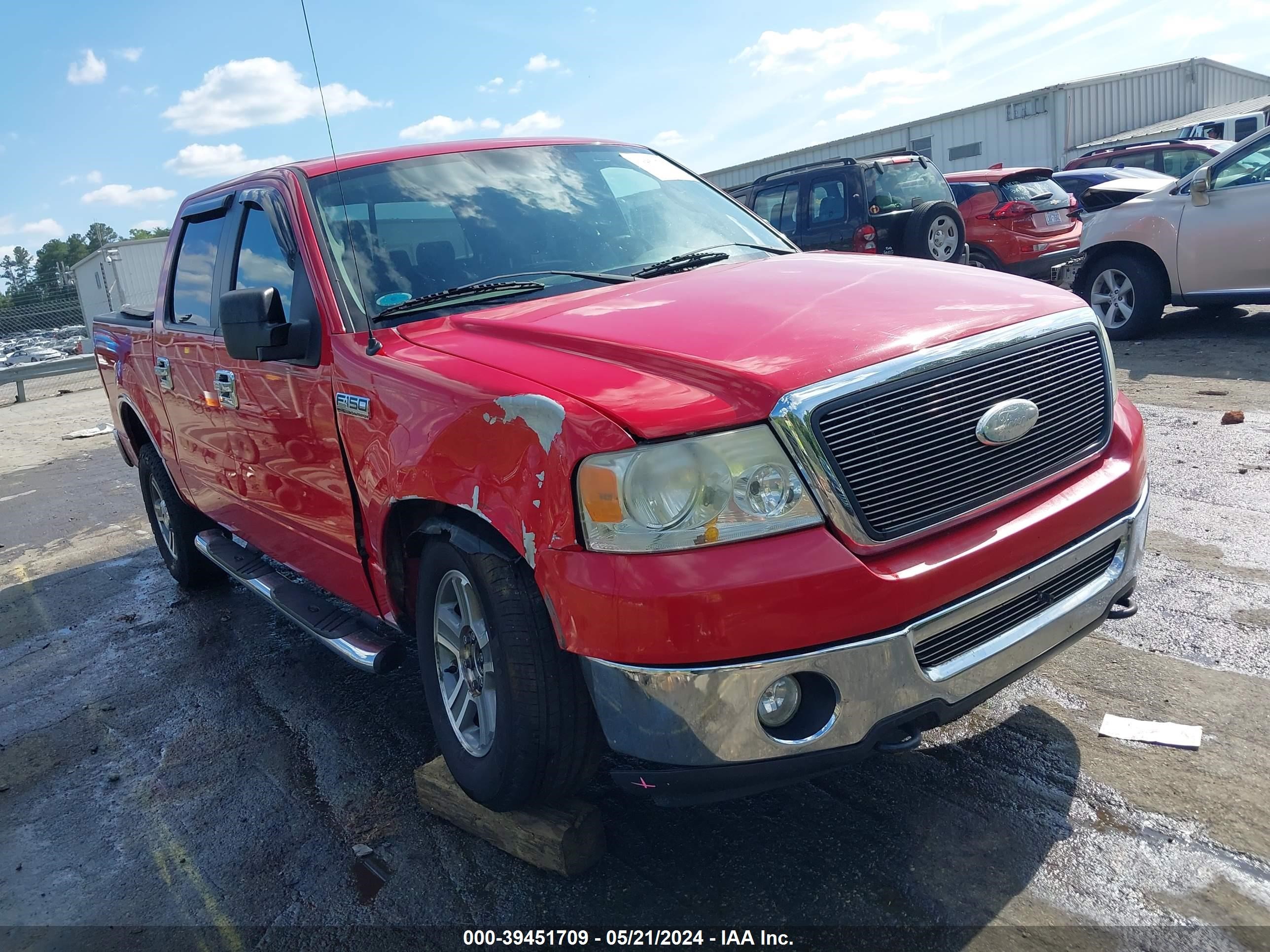 ford f-150 2008 1ftpw14v68fa18990