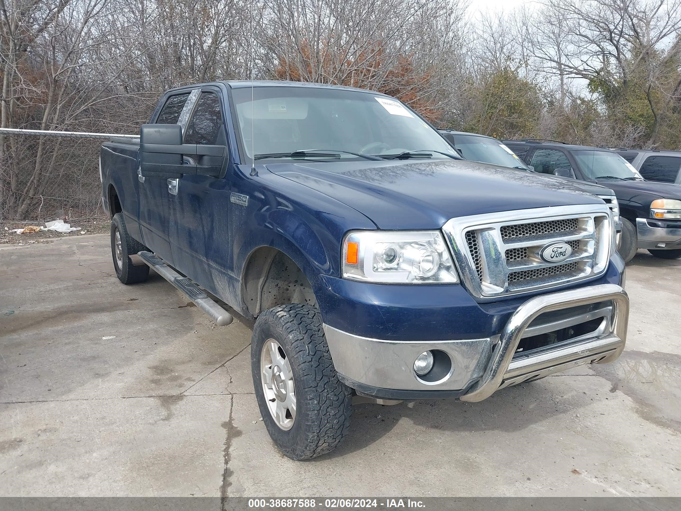 ford f-150 2008 1ftpw14v78kc84963