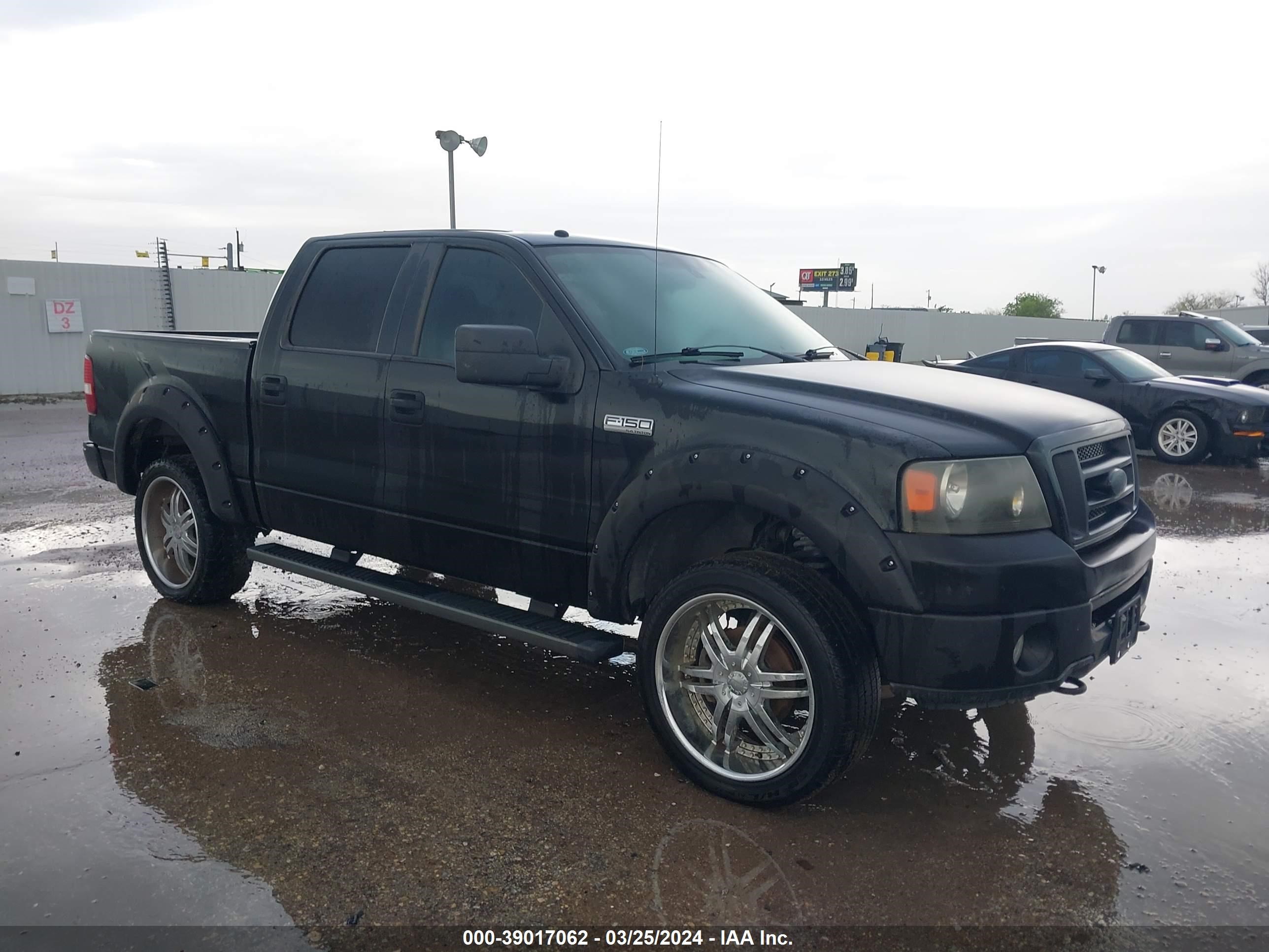 ford f-150 2007 1ftpw14v97kd10266