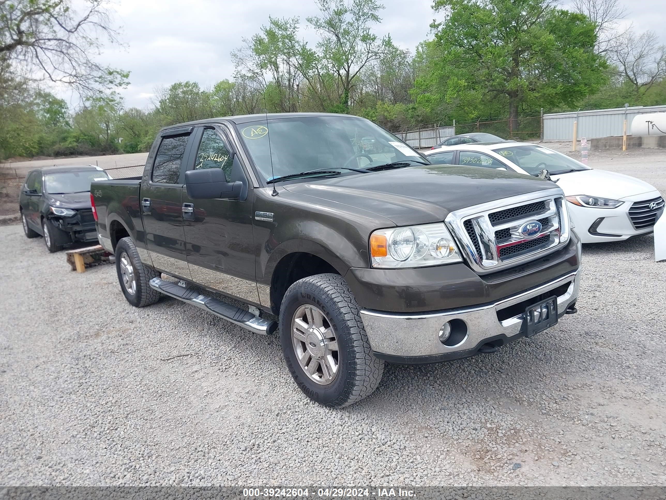 ford f-150 2008 1ftpw14vx8fa83714