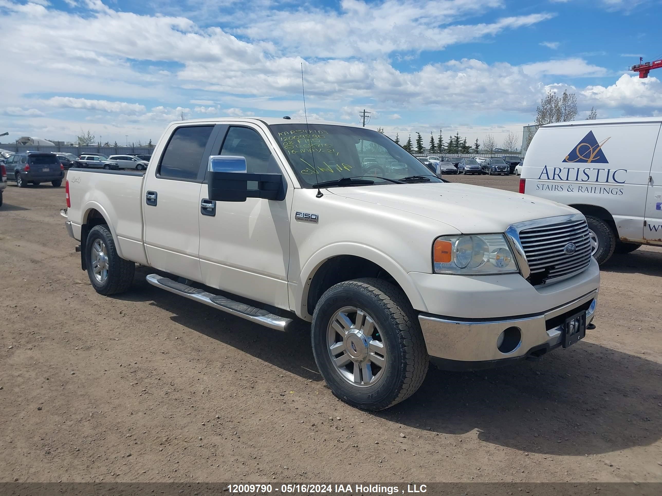 ford f-150 2008 1ftpw14vx8fb68715