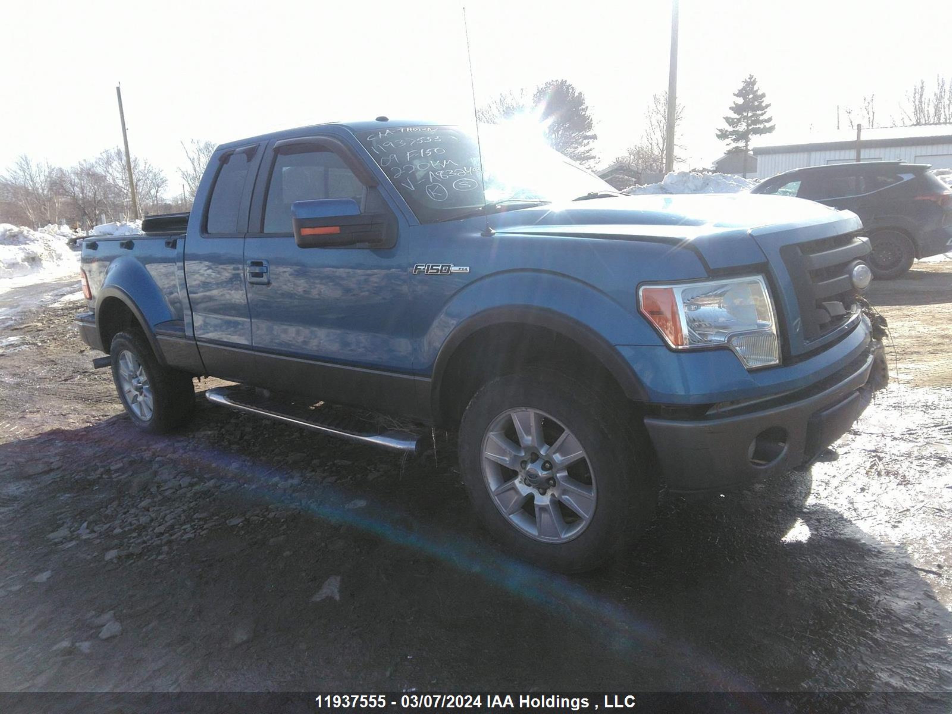 ford f-150 2009 1ftpx04v99ka83249