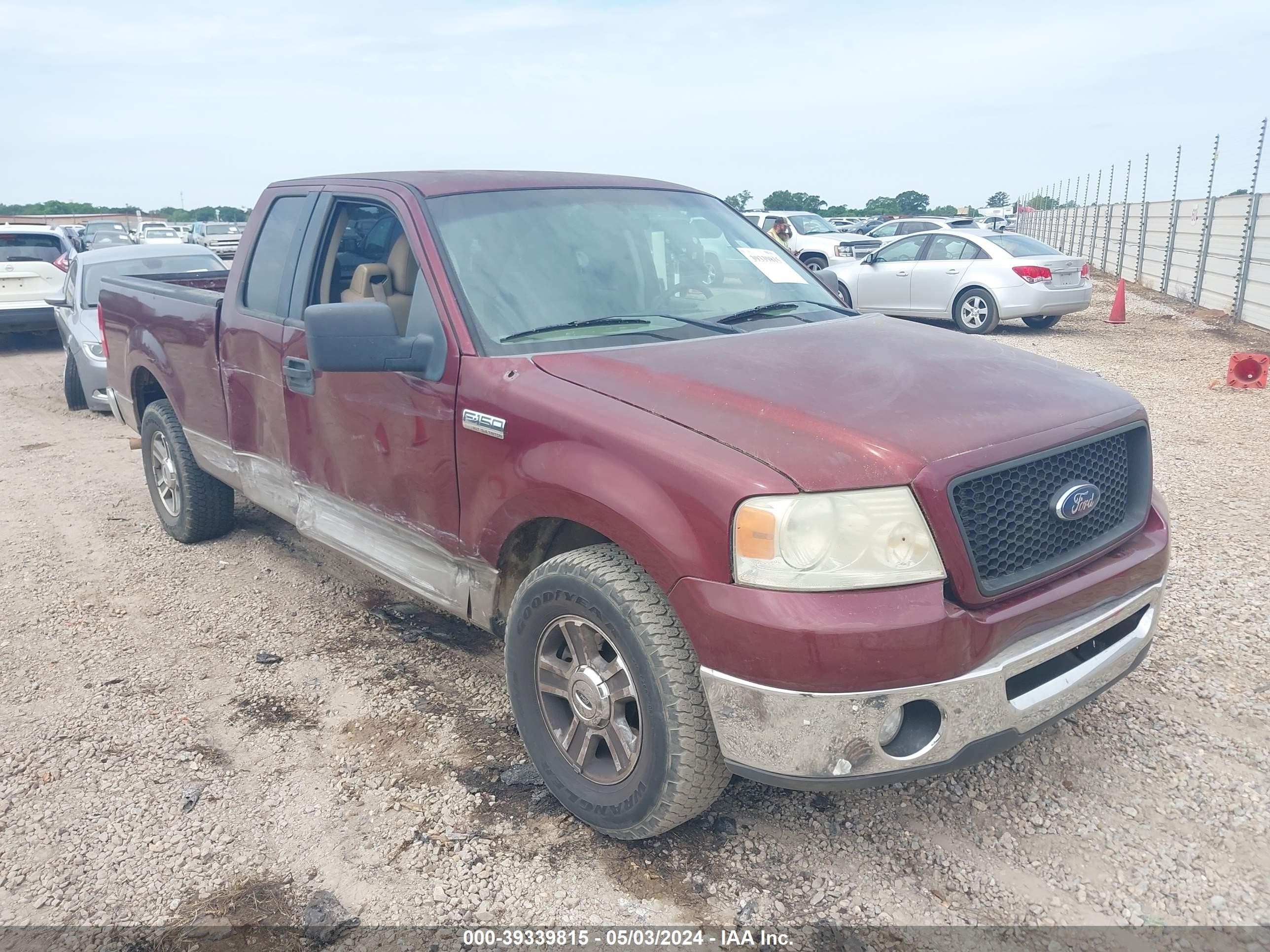 ford f-150 2006 1ftpx12566na03506