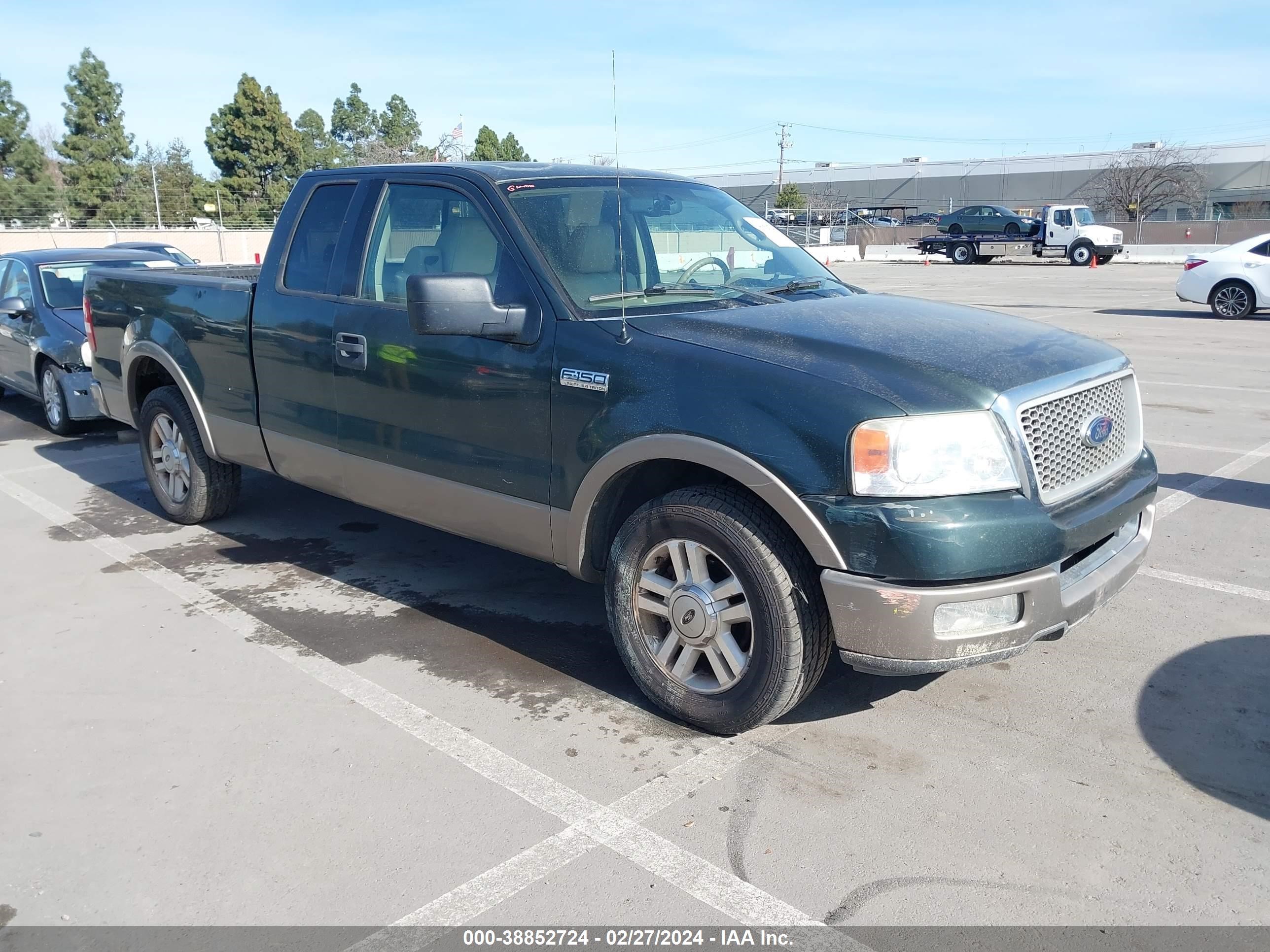 ford f-150 2004 1ftpx125x4na33198