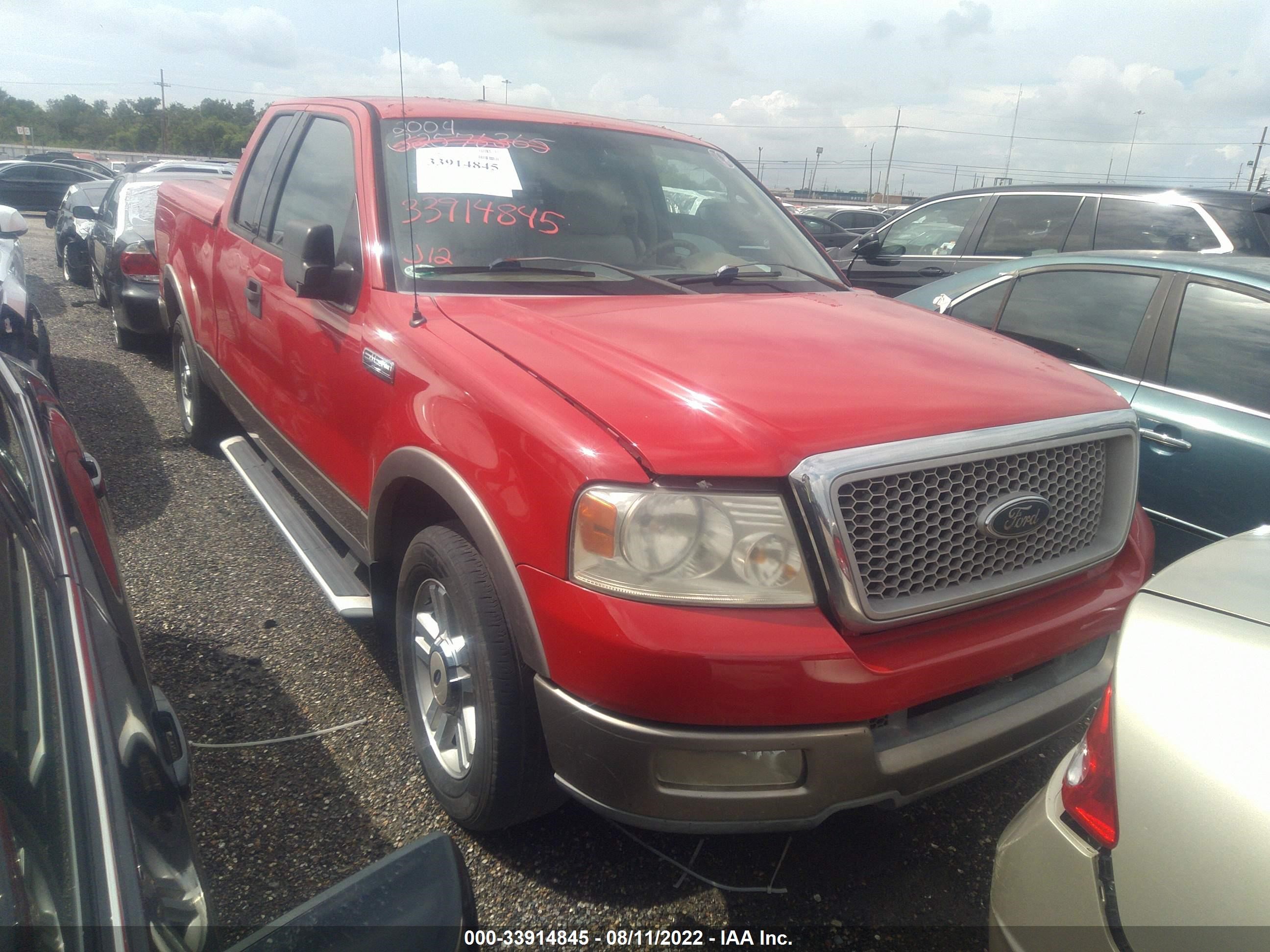 ford f-150 2004 1ftpx125x4na39602