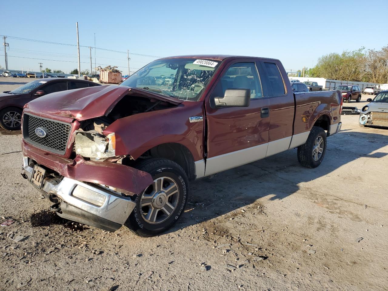 ford f-150 2005 1ftpx14515nb99205