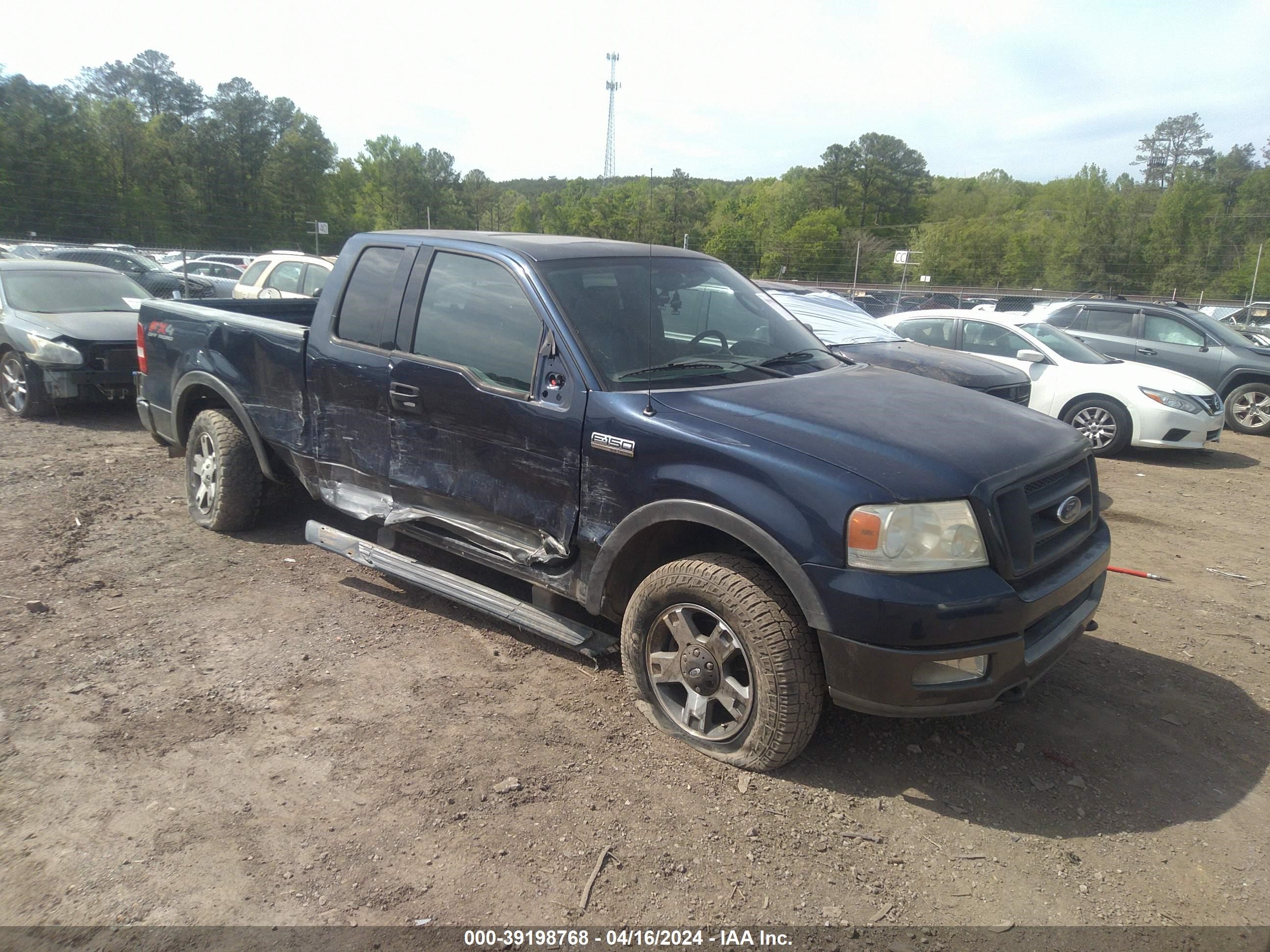 ford f-150 2004 1ftpx14544nc28419