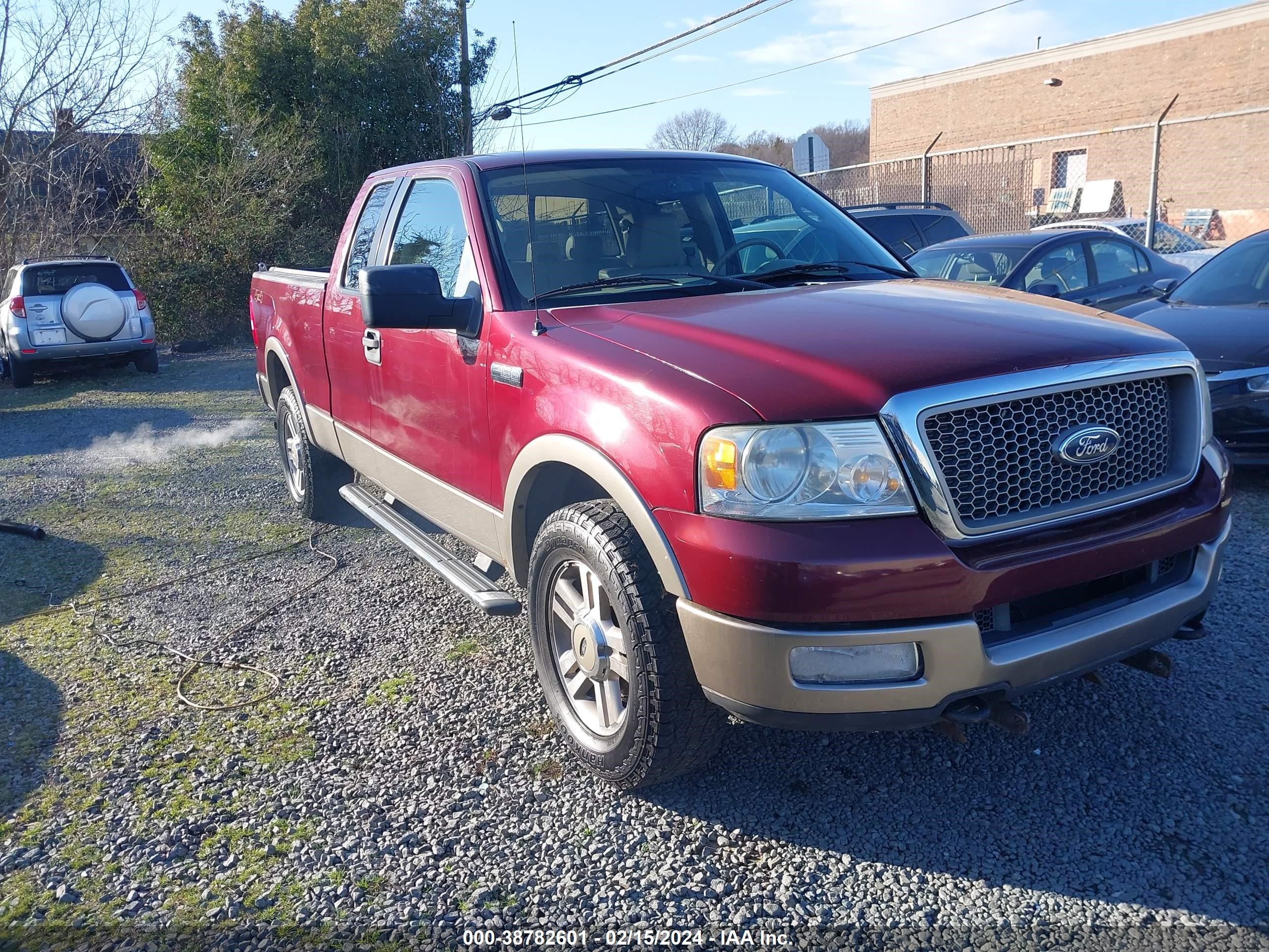 ford f-150 2005 1ftpx14595nb58496