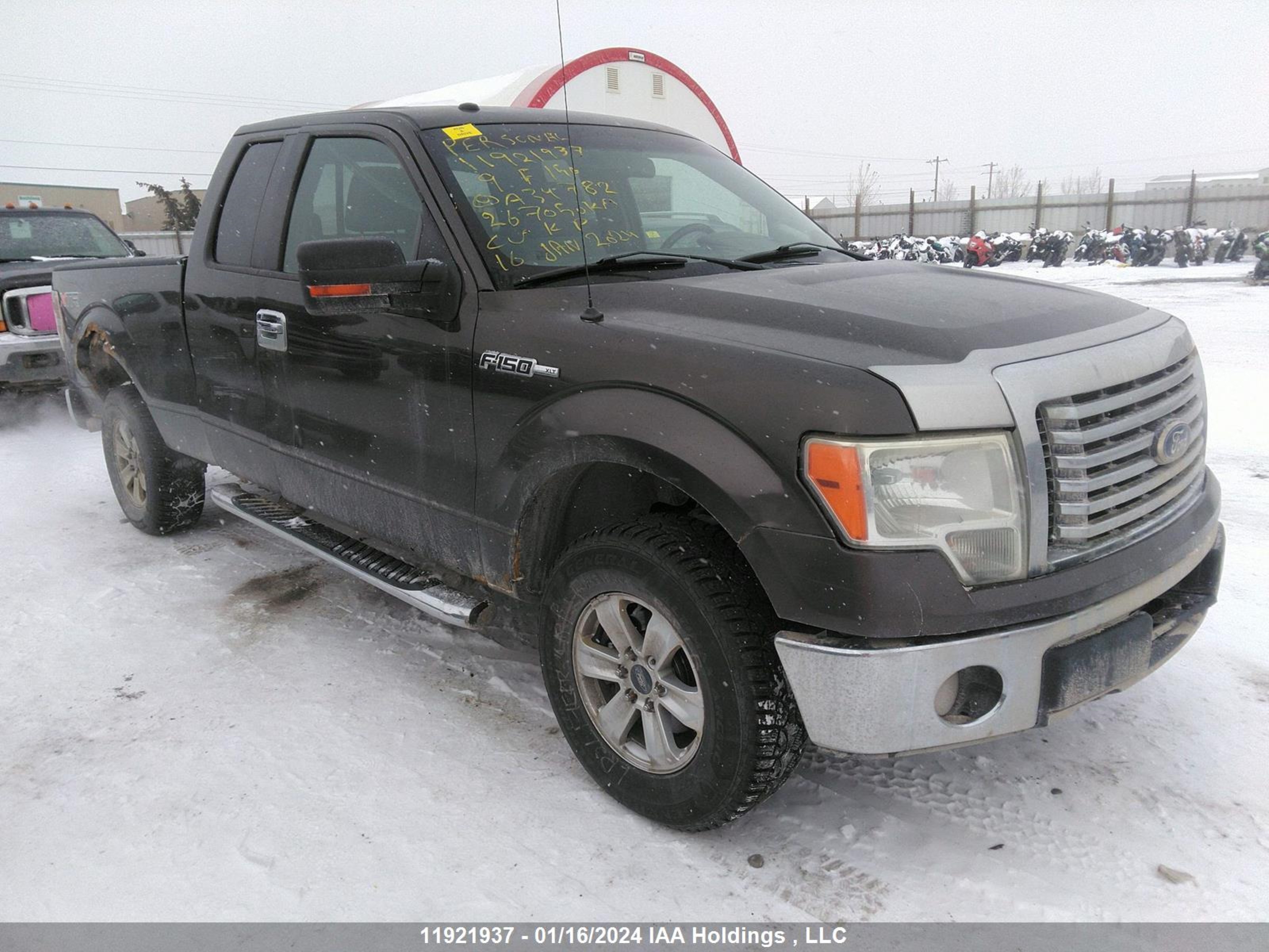 ford f-150 2009 1ftpx14v49fa34782