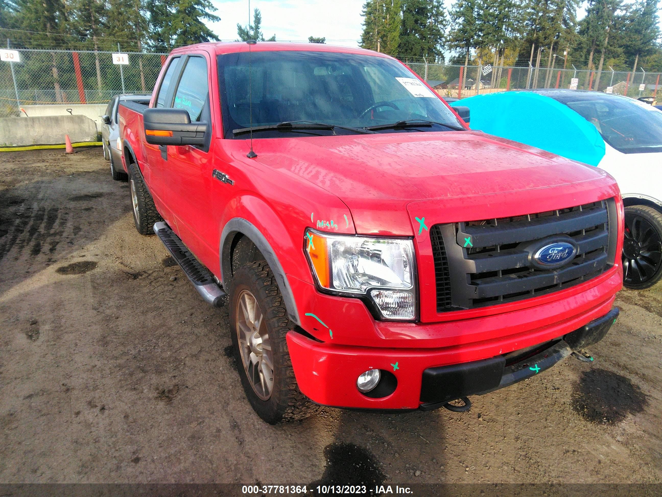 ford f-150 2009 1ftpx14v59fa62610