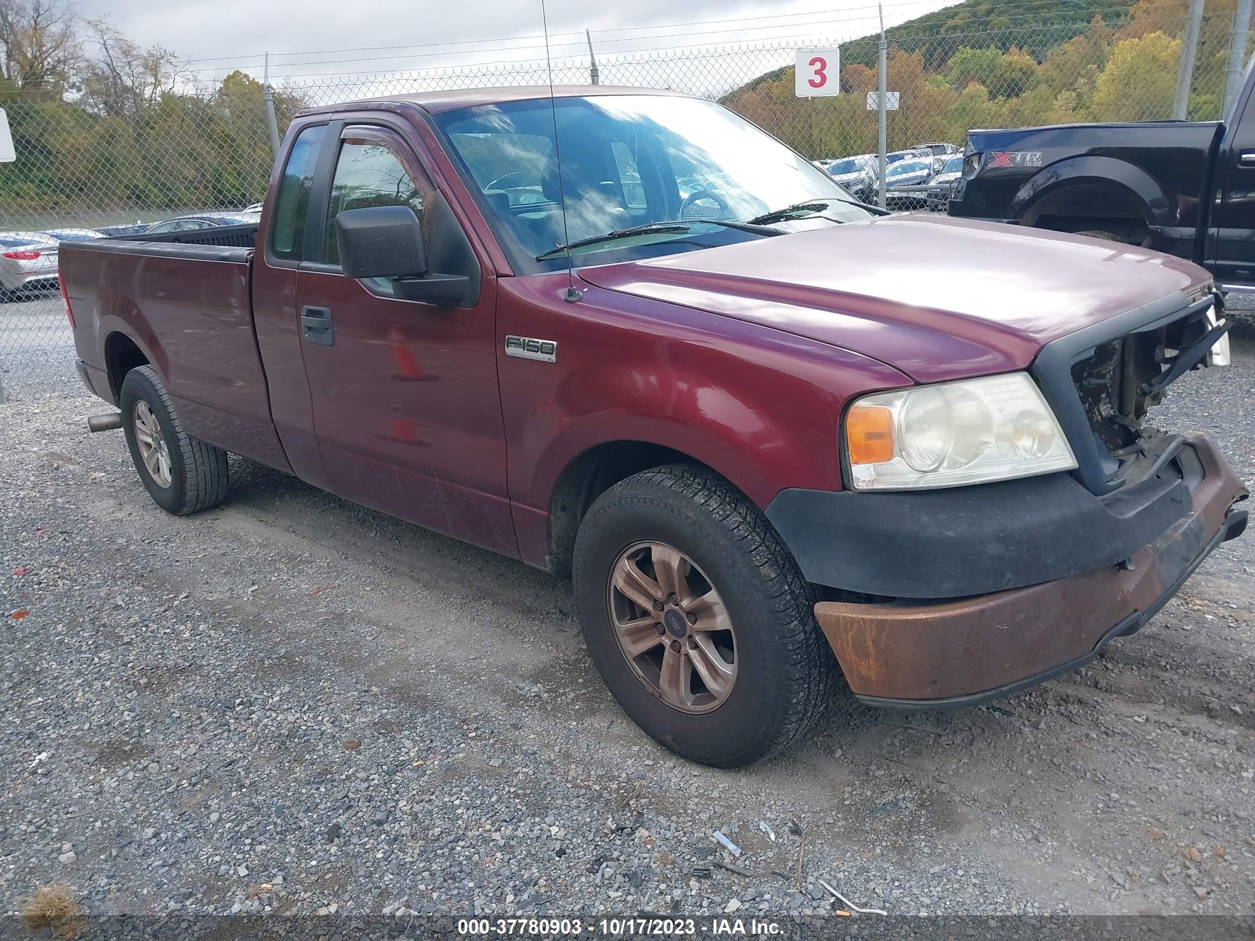 ford f-150 2005 1ftrf12255nb53364