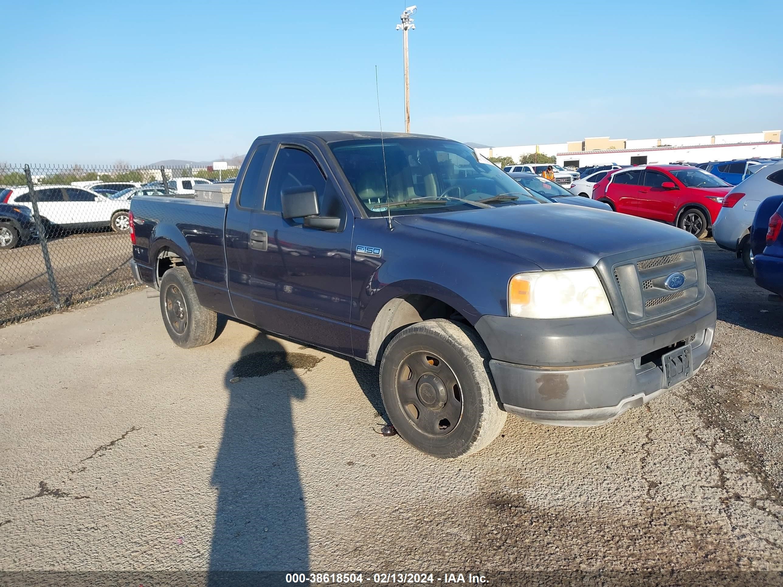 ford f-150 2005 1ftrf12275kc12870