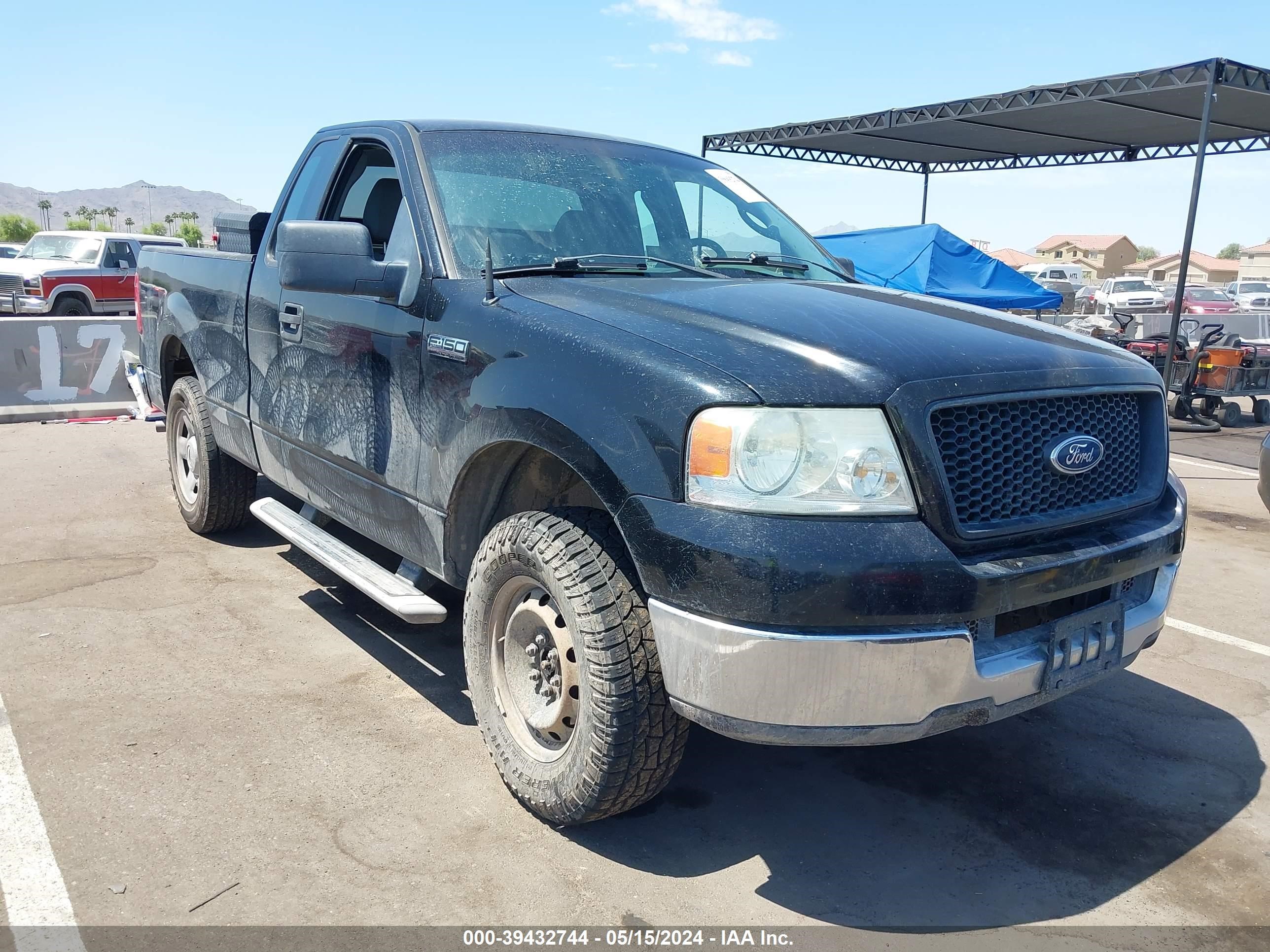 ford f-150 2005 1ftrf12595nb73403