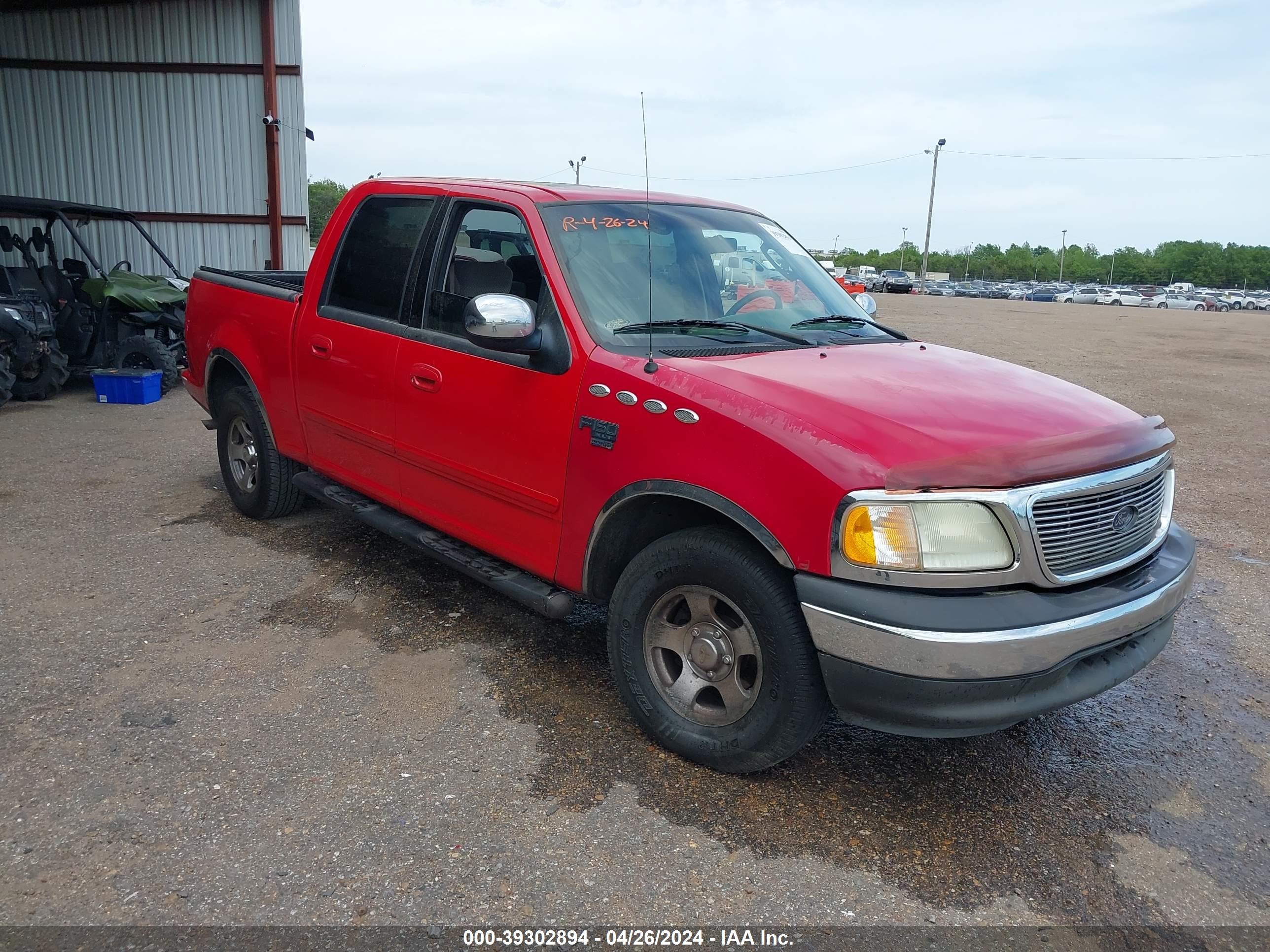 ford f-150 2002 1ftrw07632kd60368