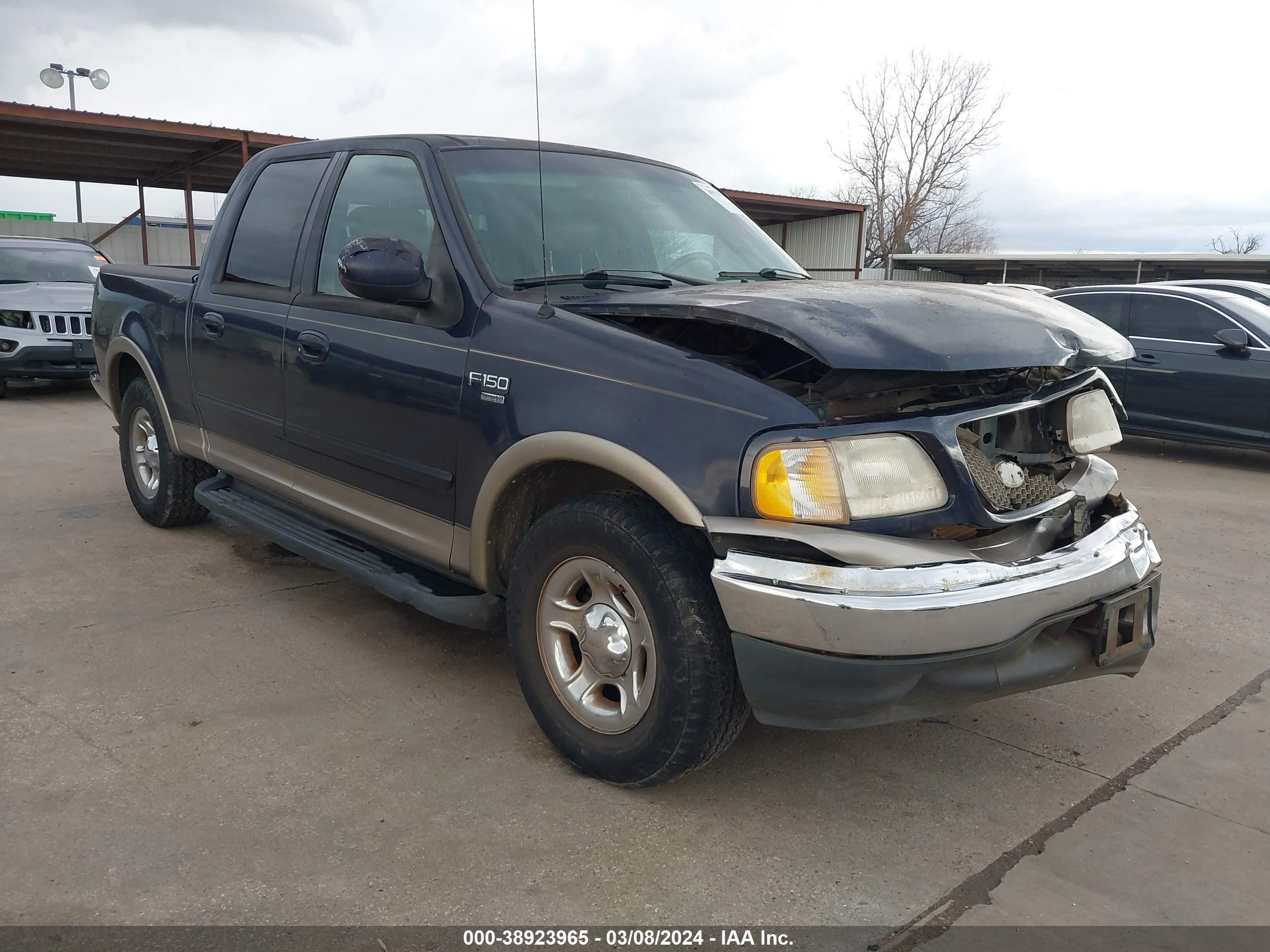 ford f-150 2001 1ftrw07l11kb68158