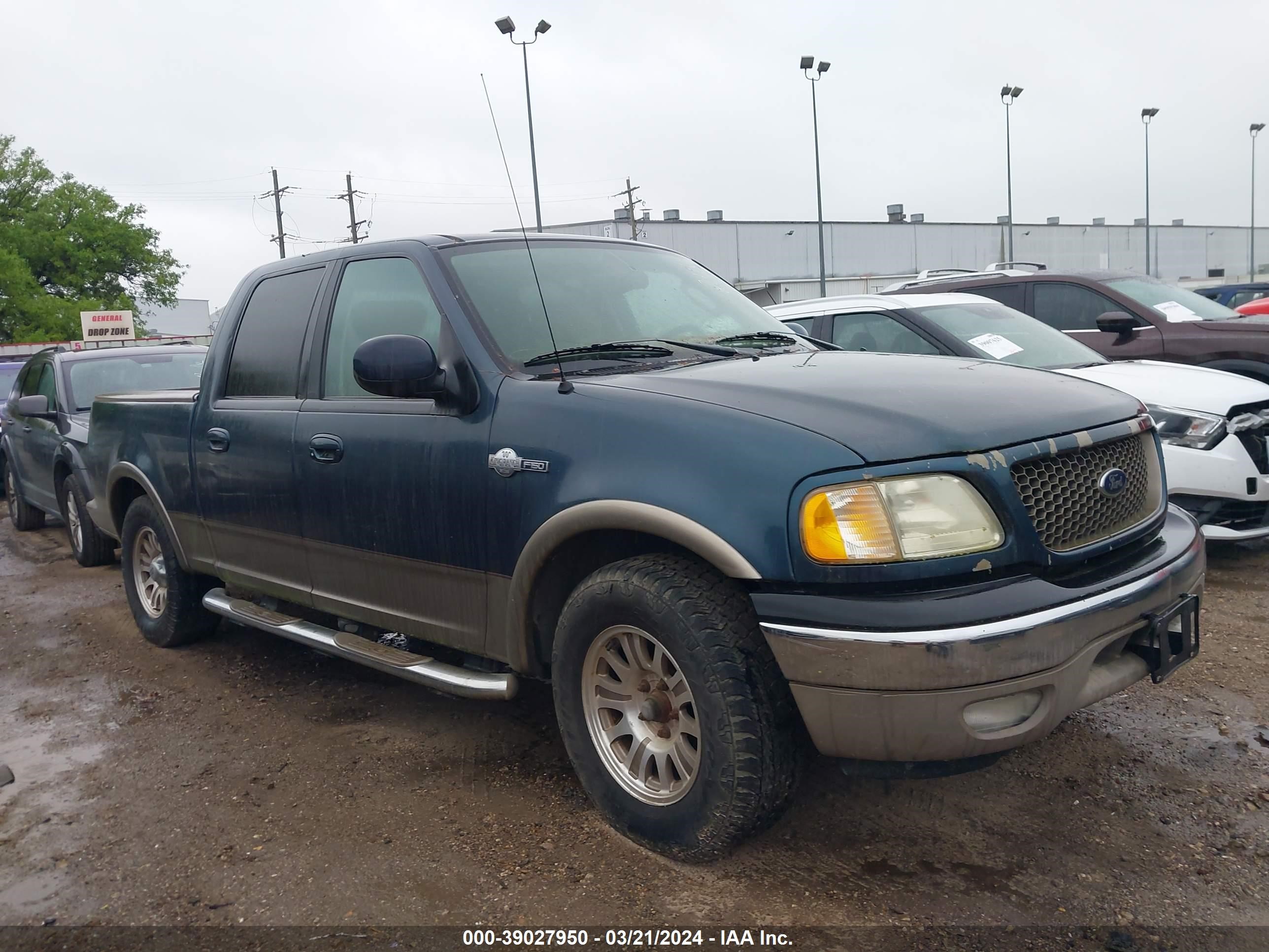 ford f-150 2003 1ftrw07l33kc12650