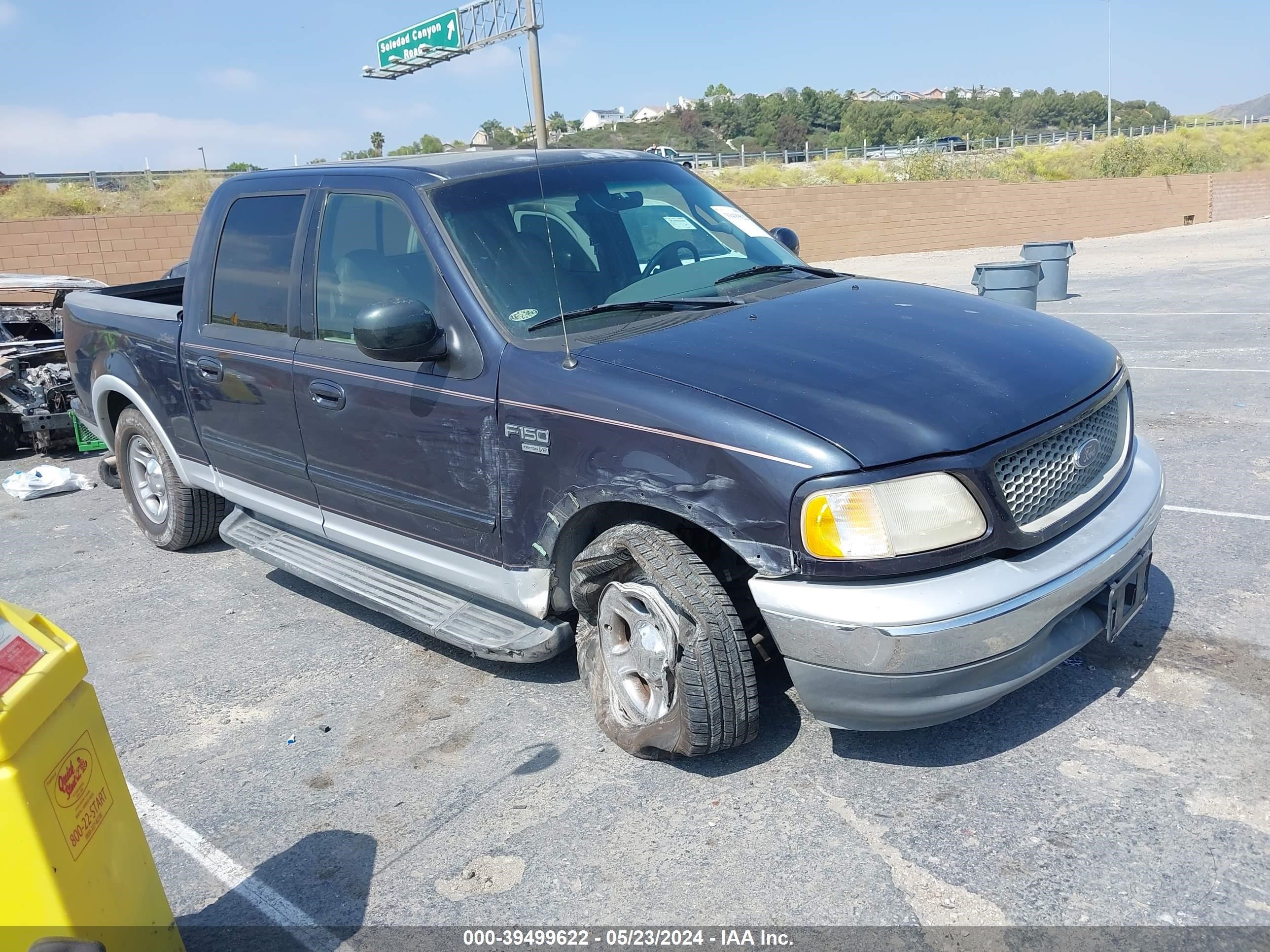 ford f-150 2001 1ftrw07l51ke34605