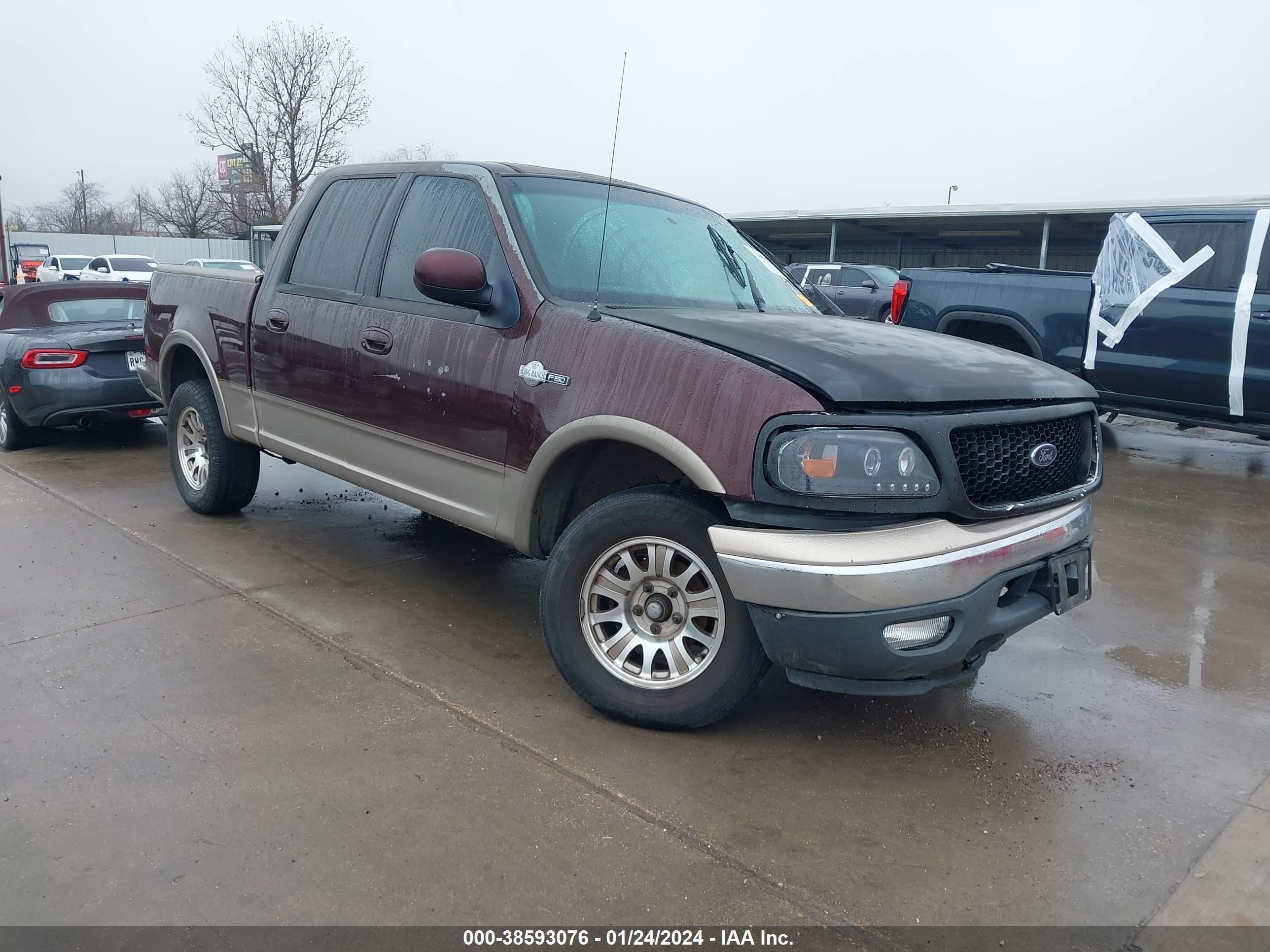 ford f-150 2001 1ftrw07l61ka18188