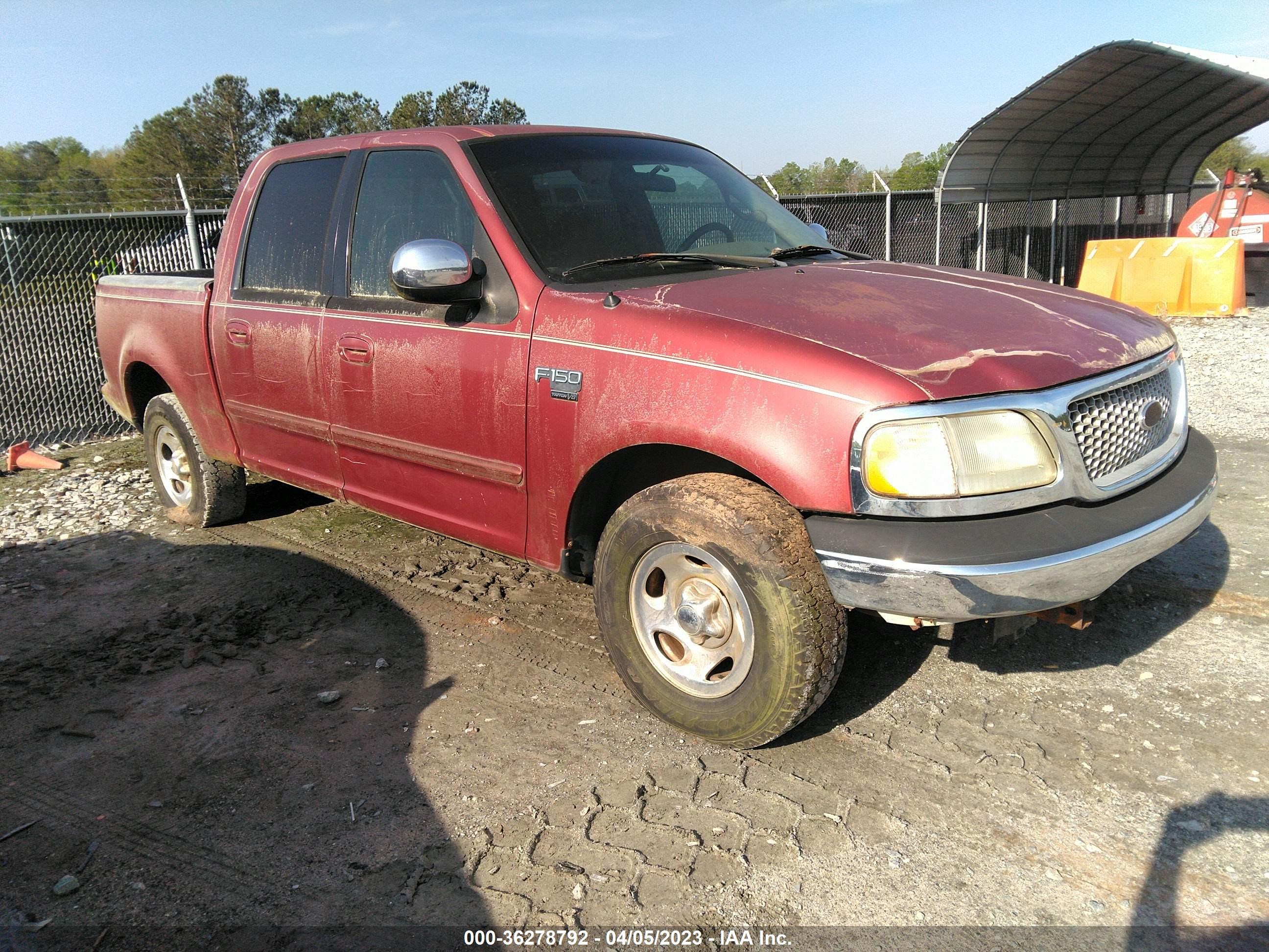 ford f-150 2001 1ftrw07w11kd57905