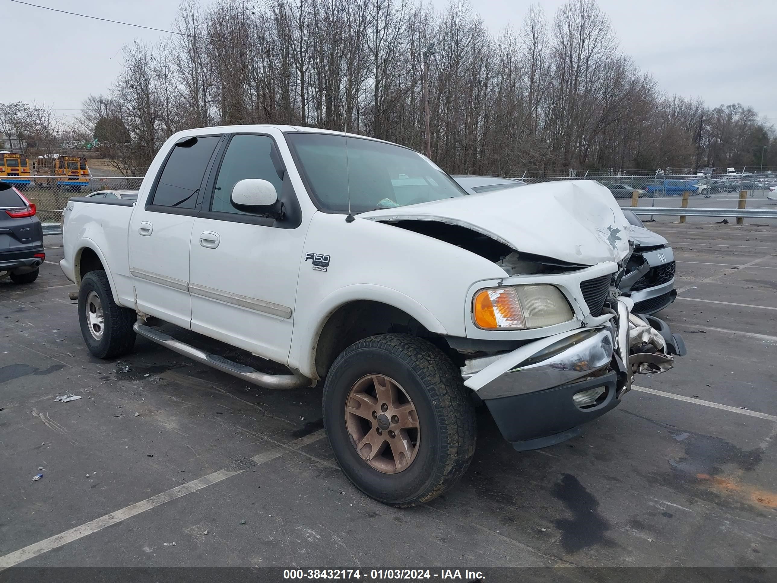 ford f-150 2003 1ftrw08643kc11211