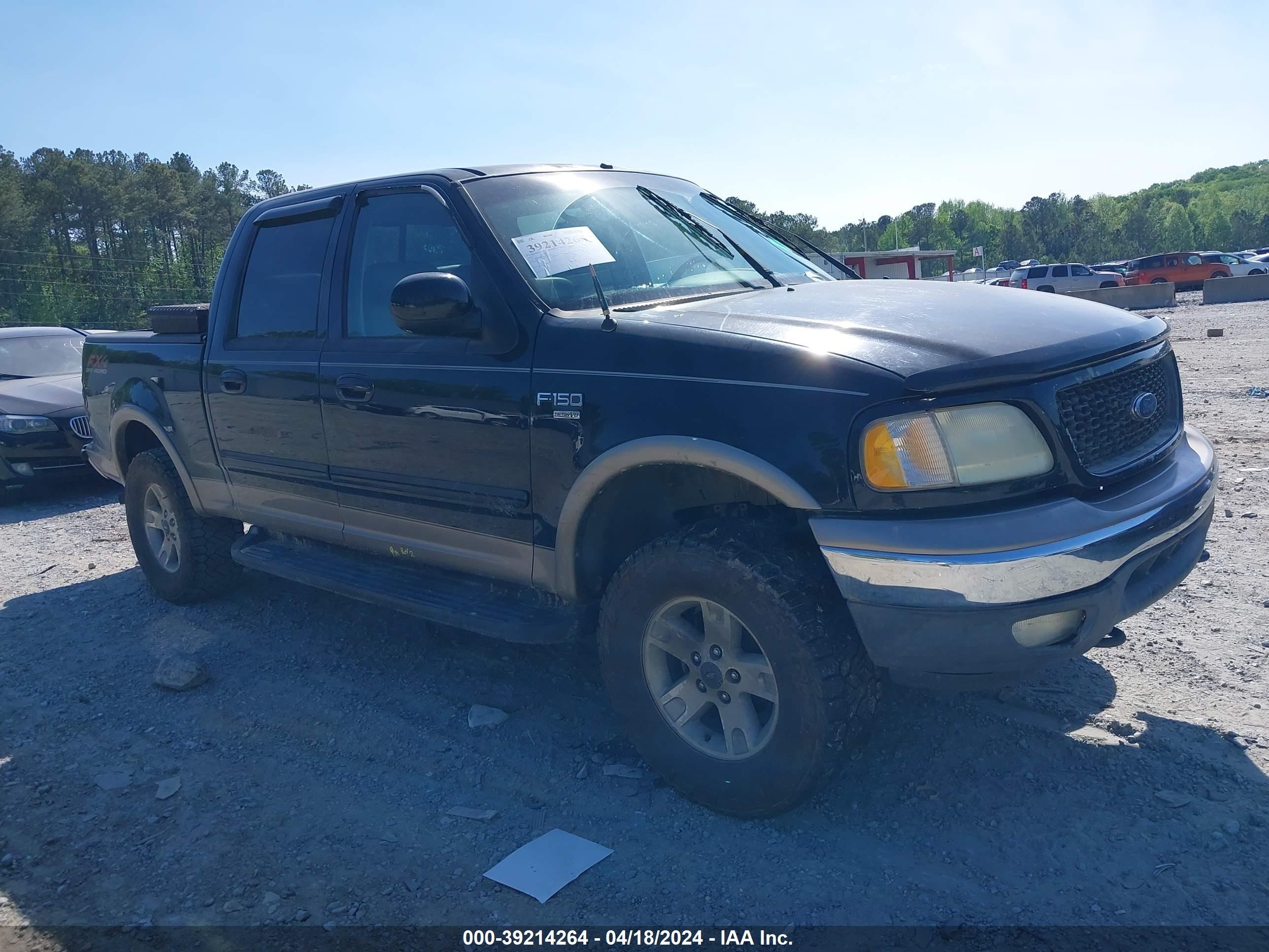 ford f-150 2003 1ftrw08l13kc11723