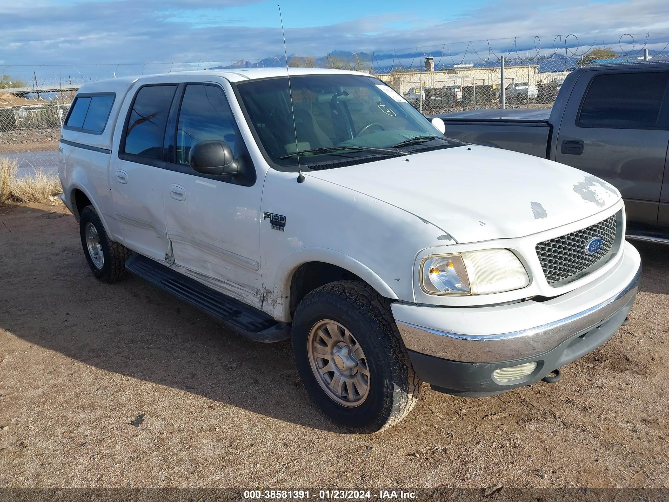 ford f-150 2001 1ftrw08l21kf14751