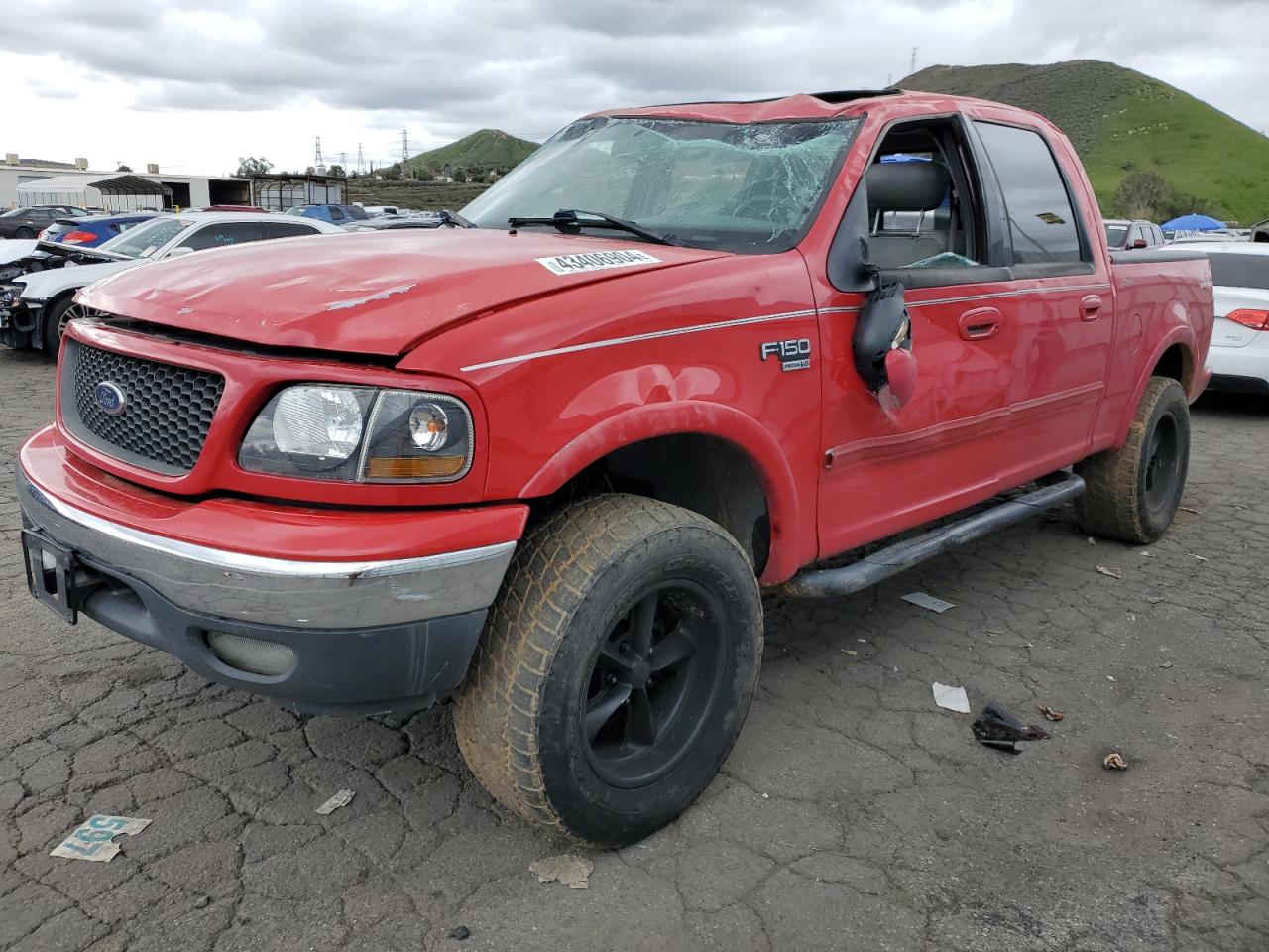 ford f-150 2001 1ftrw08l31kc34532