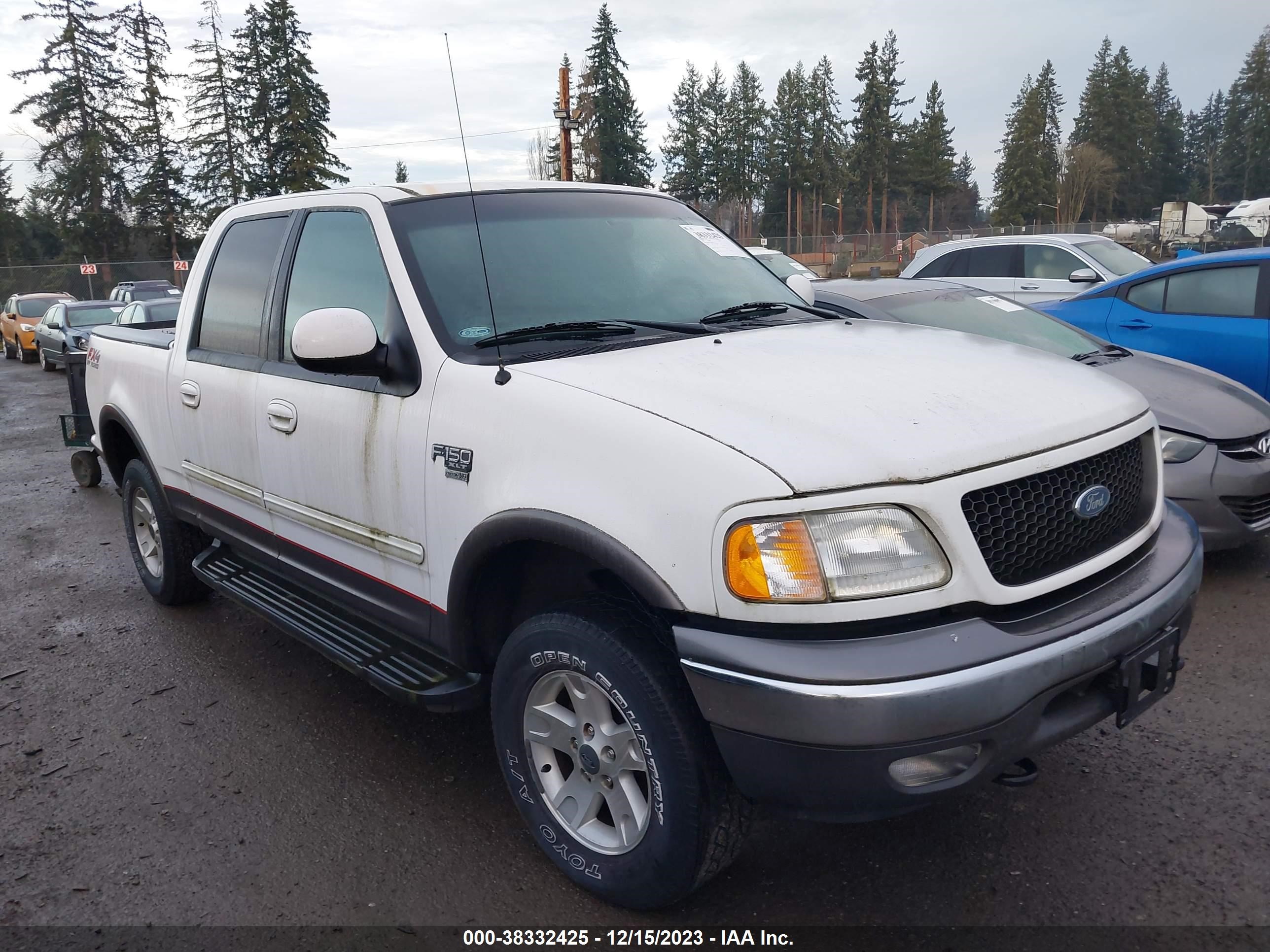 ford f-150 2002 1ftrw08l32kb91876