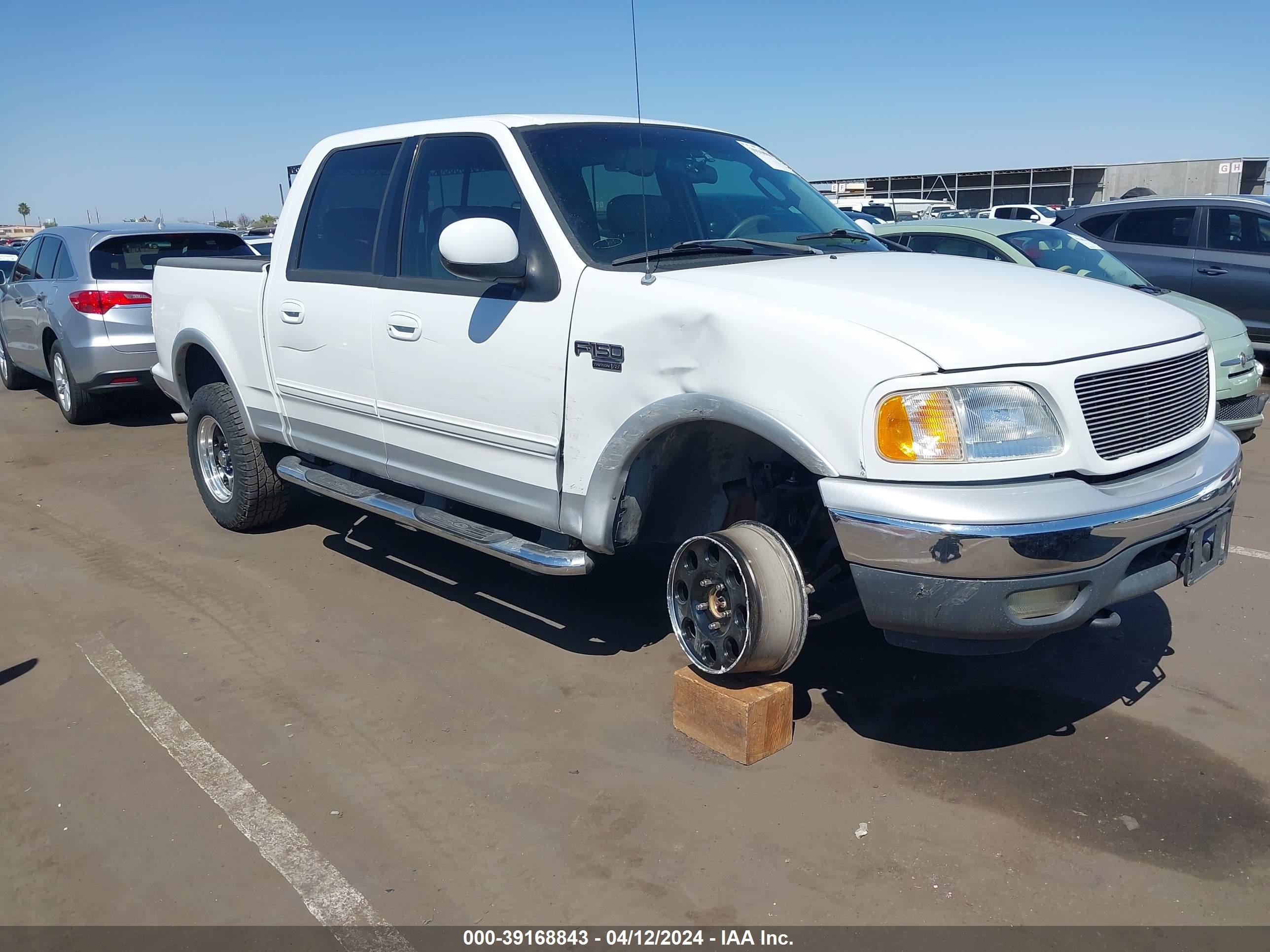 ford f-150 2002 1ftrw08l32kc53096