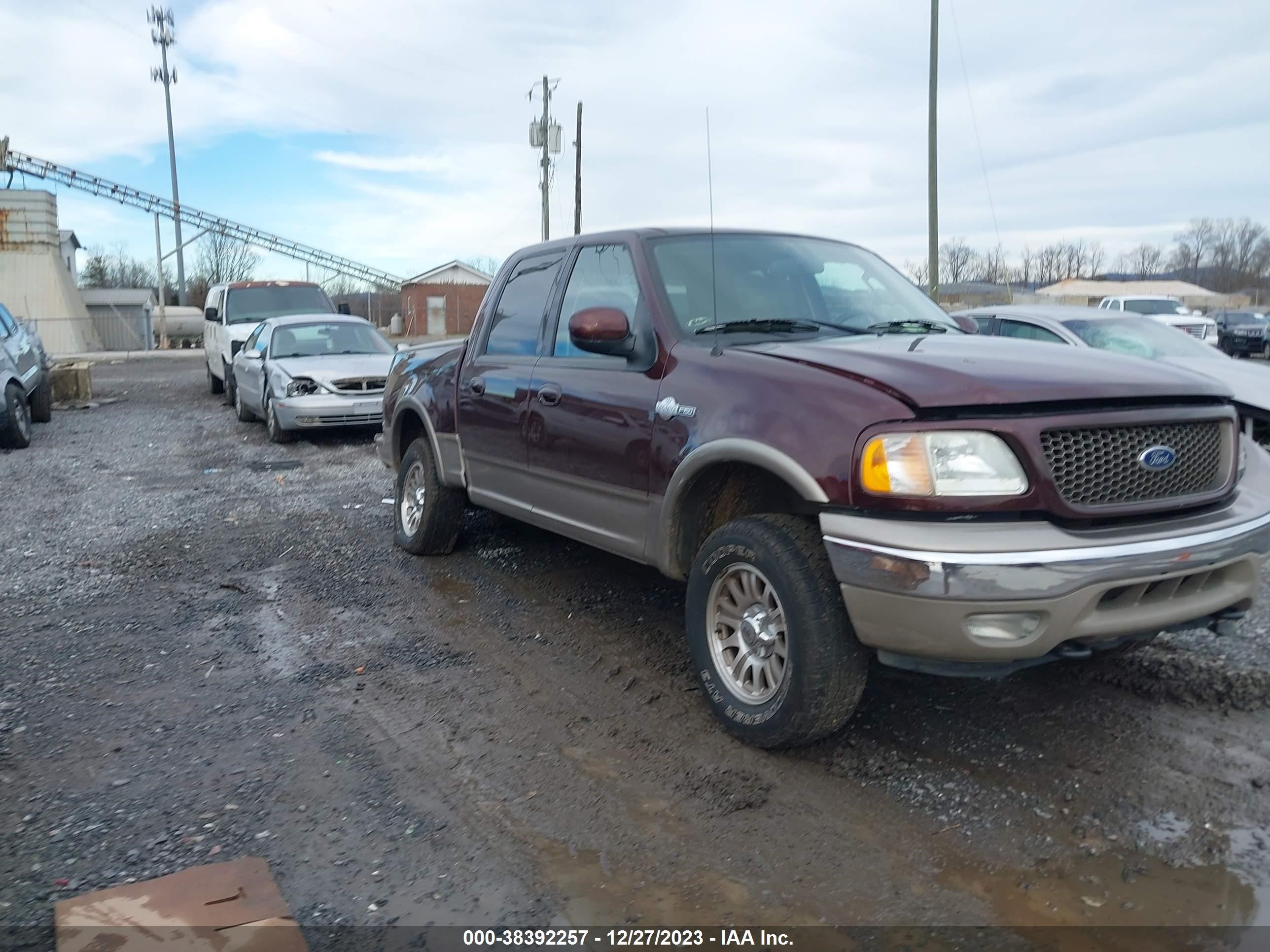 ford f-150 2003 1ftrw08l33kc47851