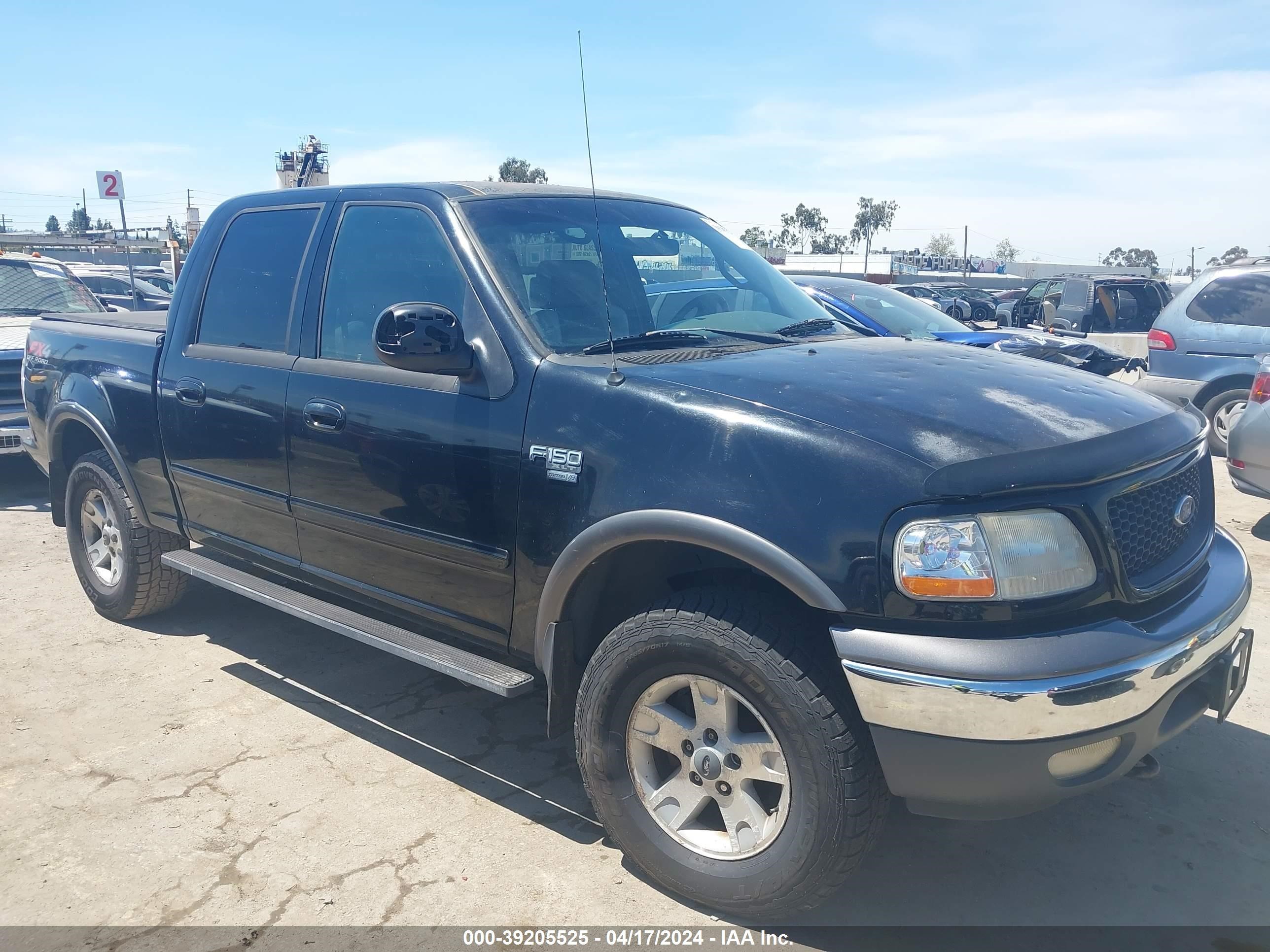 ford f-150 2002 1ftrw08l42ka86490