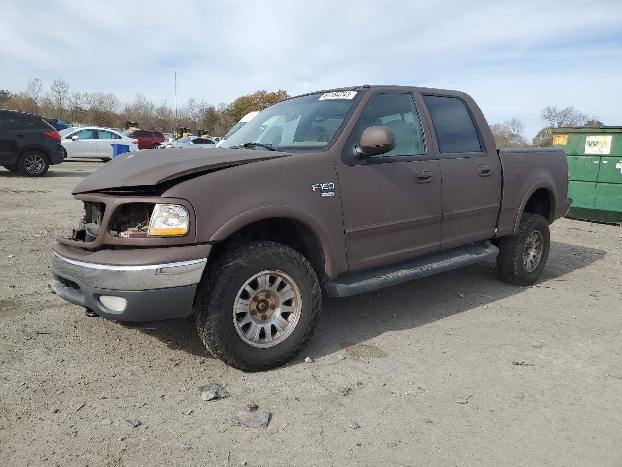 ford f-150 2001 1ftrw08l51ke29113