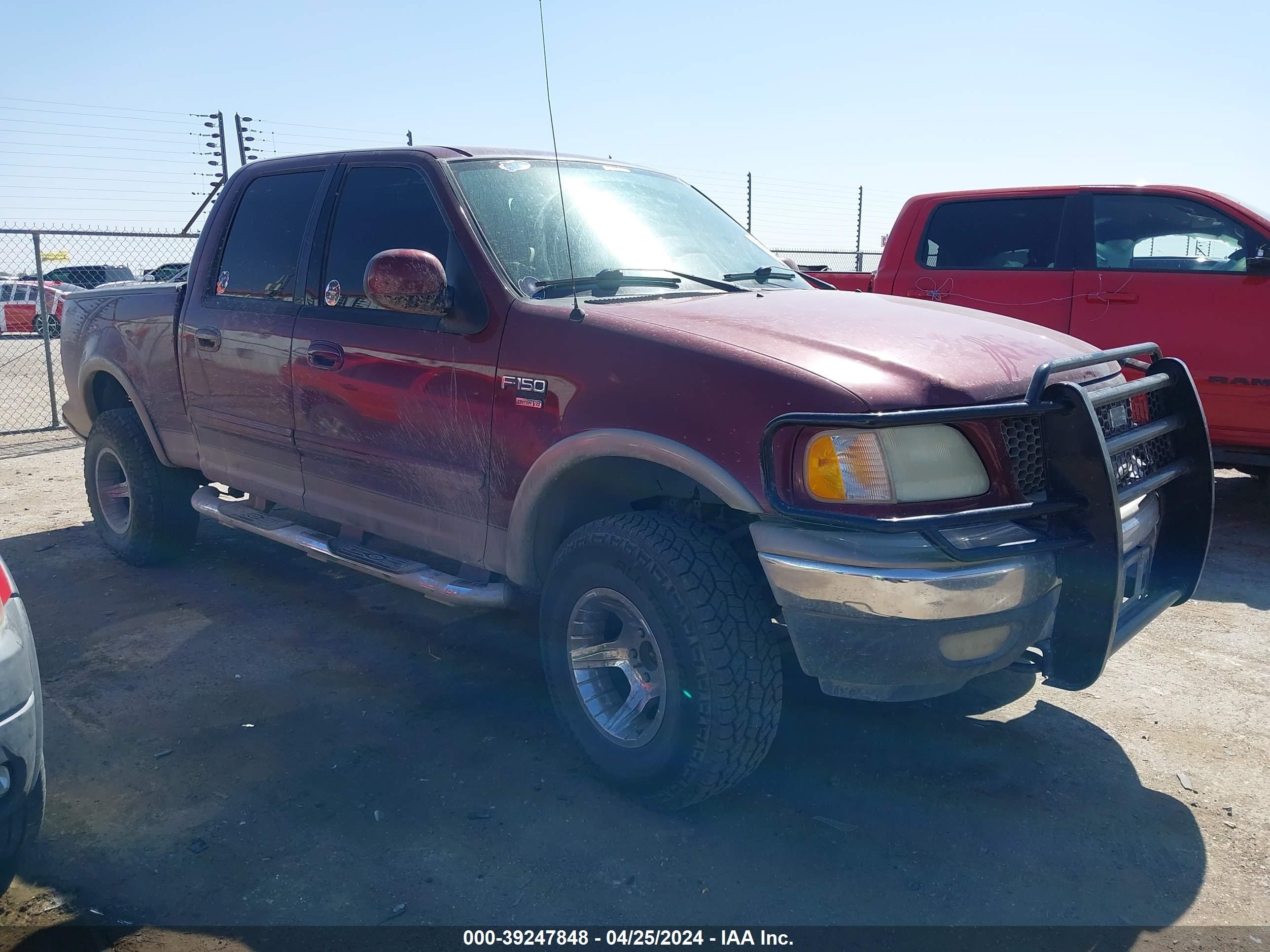 ford f-150 2003 1ftrw08l63ka45571