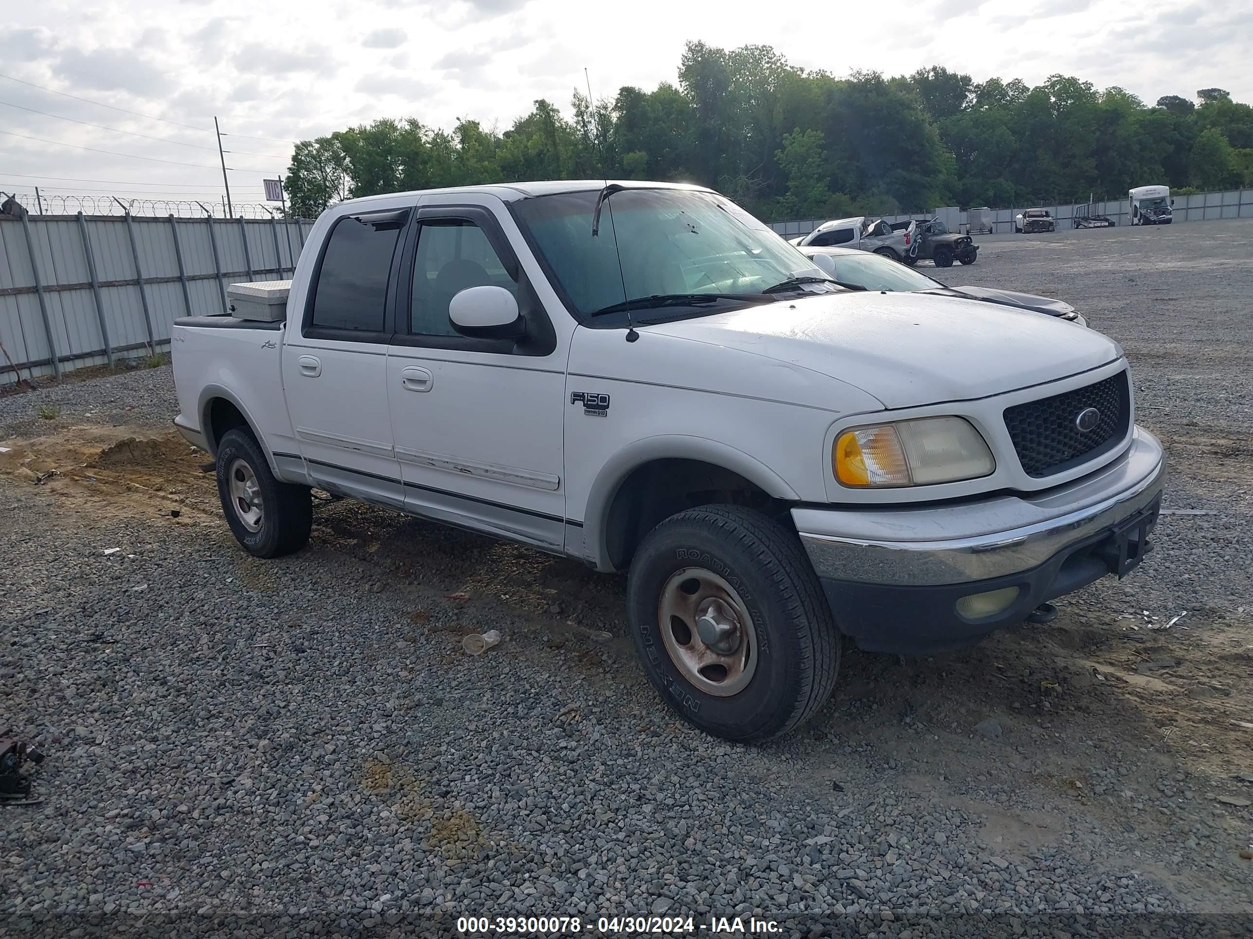 ford f-150 2001 1ftrw08l71kd94624