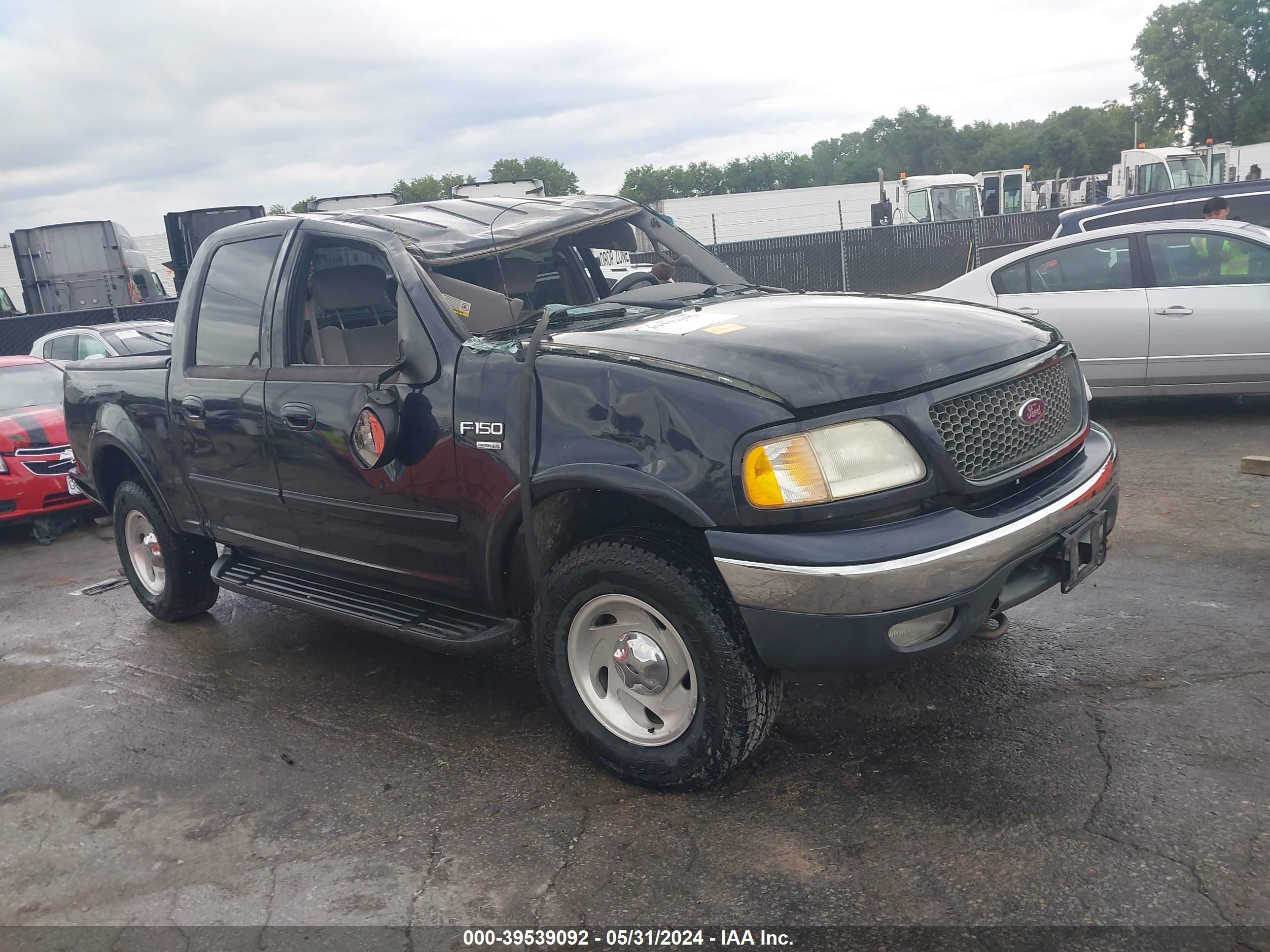 ford f-150 2001 1ftrw08l81kb32742